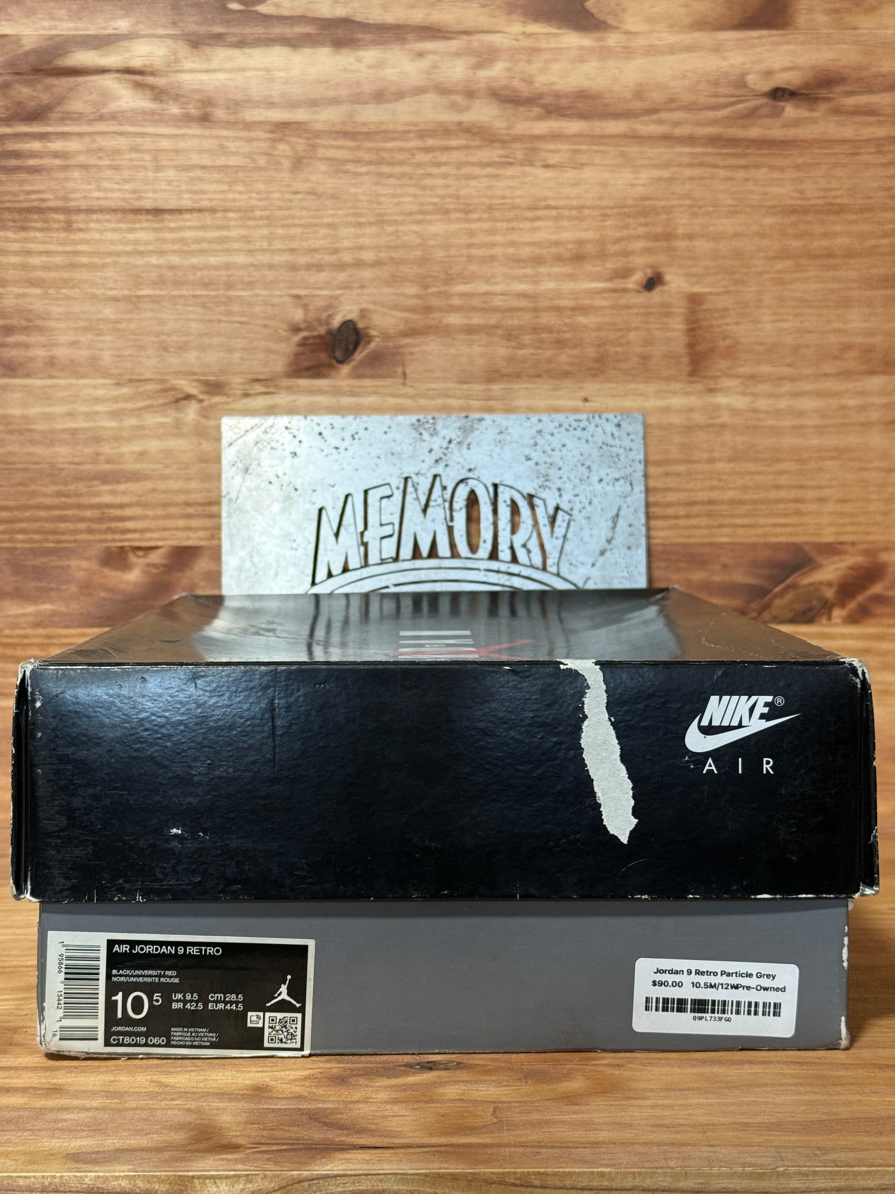 Jordan 9 Retro Particle Grey