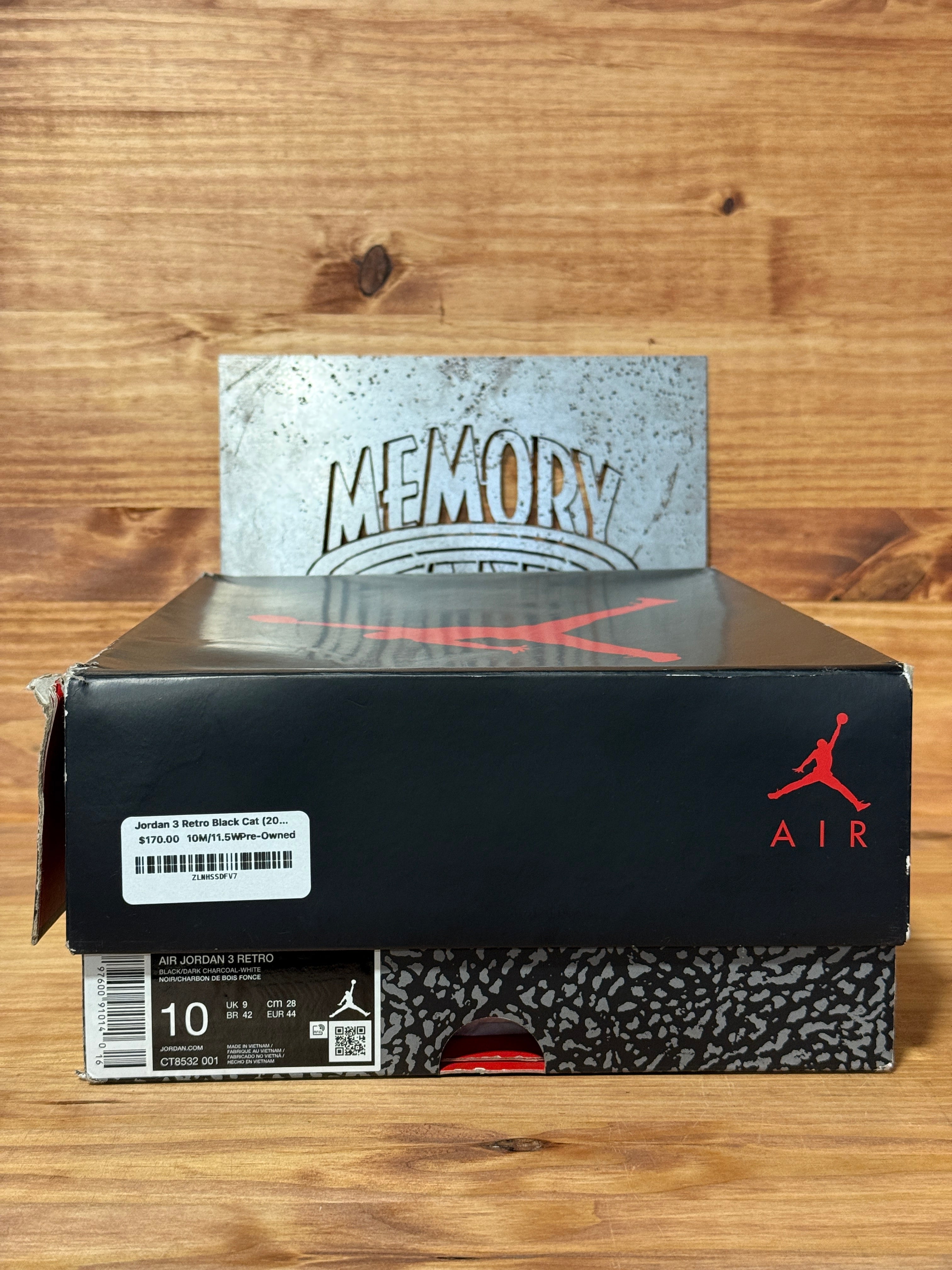 Jordan 3 Retro Black Cat (2025)