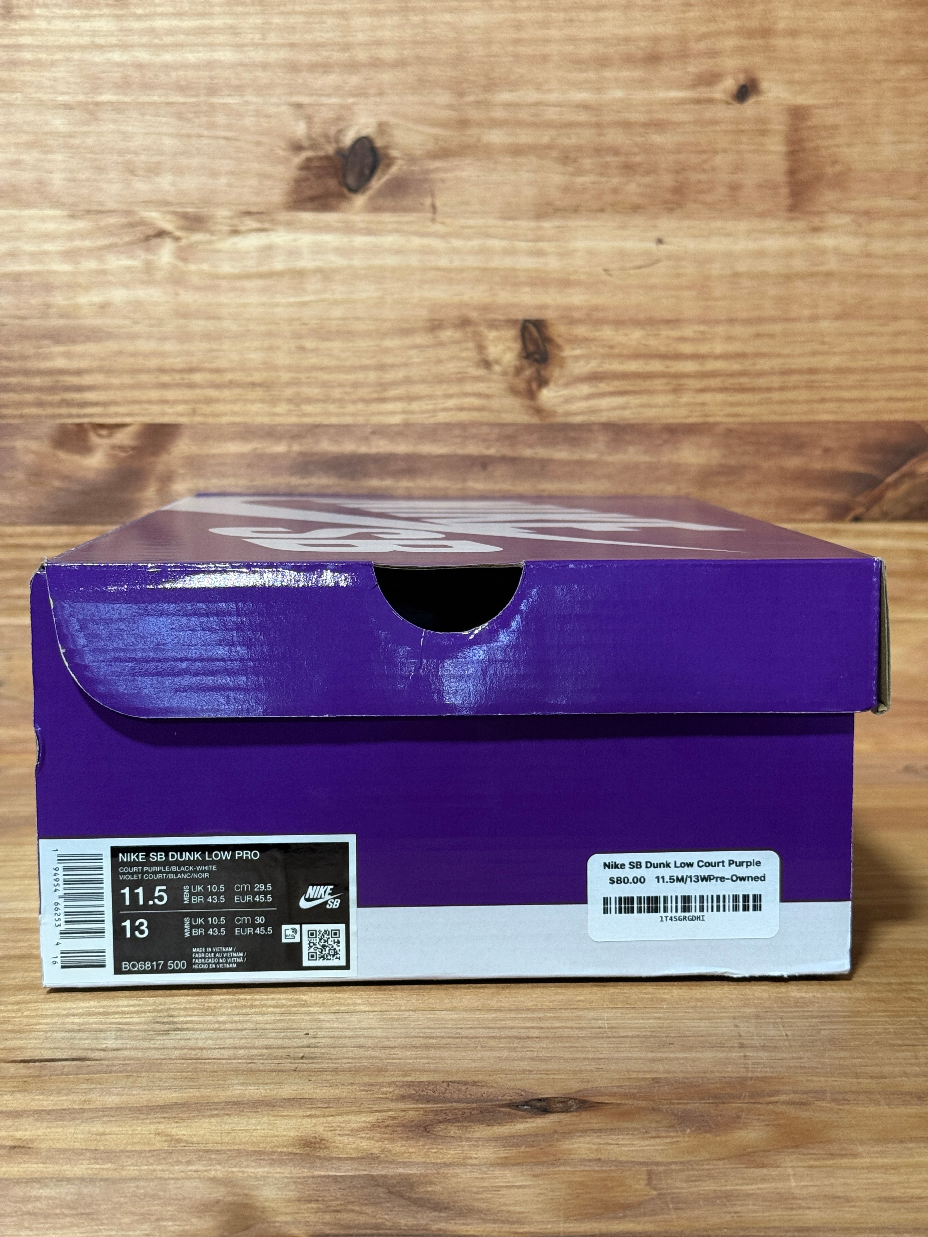 Nike SB Dunk Low Court Purple