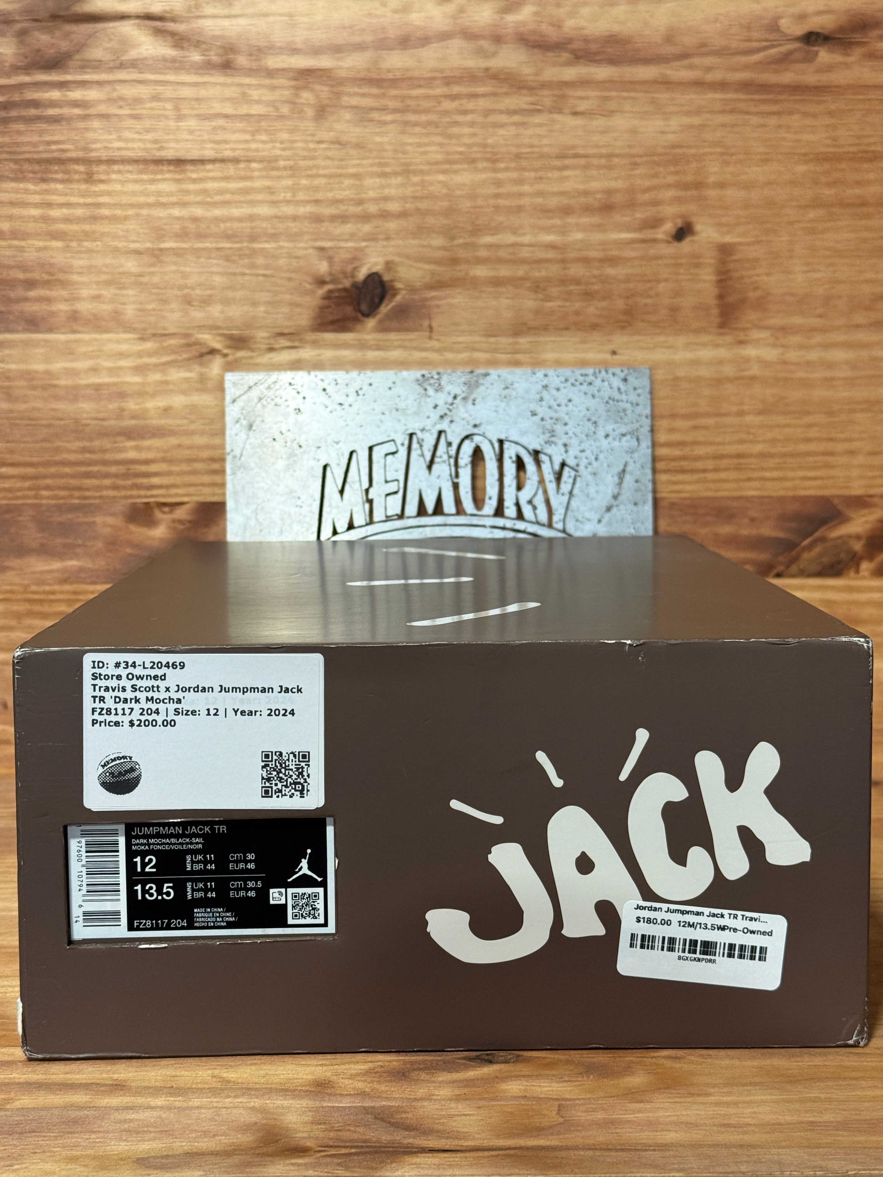 Jordan Jumpman Jack TR Travis Scott Dark Mocha