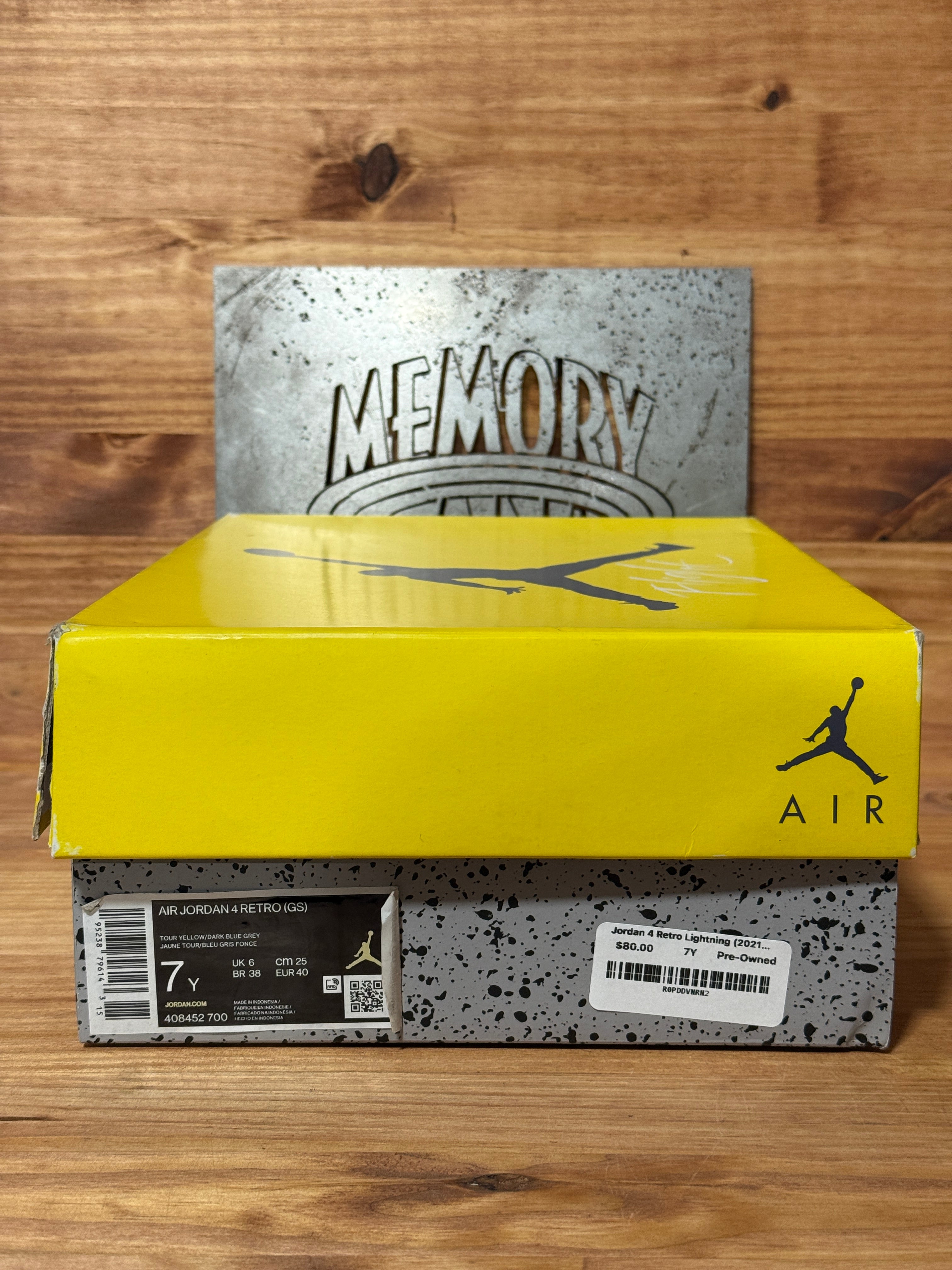 Jordan 4 Retro Lightning (2021) (GS)