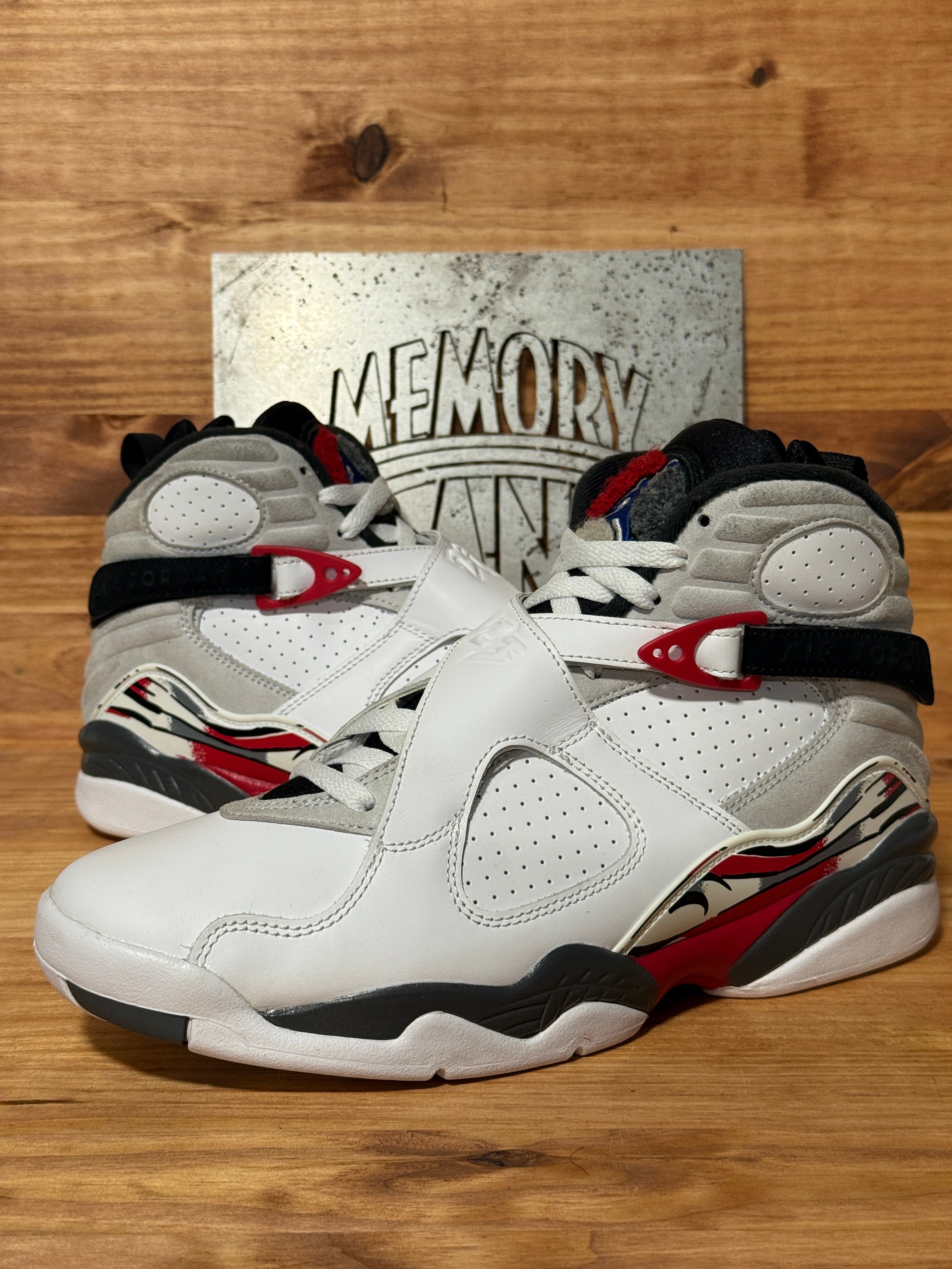 Jordan 8 Retro White True Red (2025)