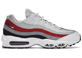 Nike Air Max 95 White Varsity Red Particle Gray