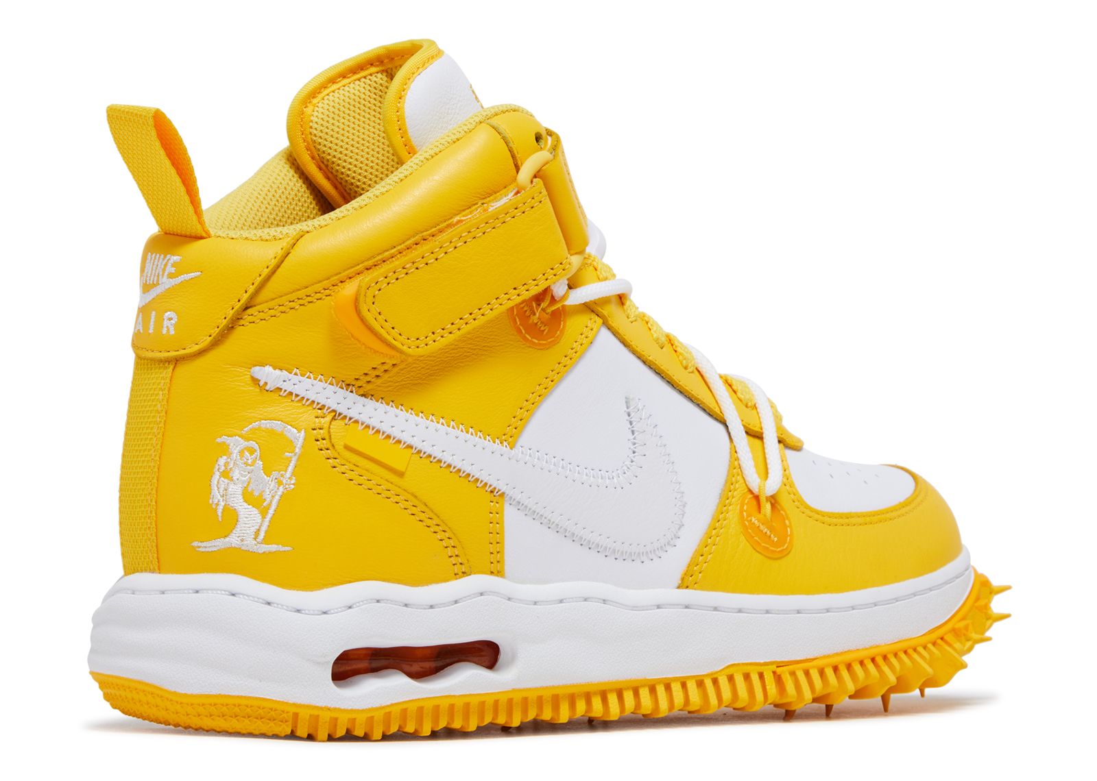 Off-White x Air Force 1 Mid SP Leather Varsity Maize