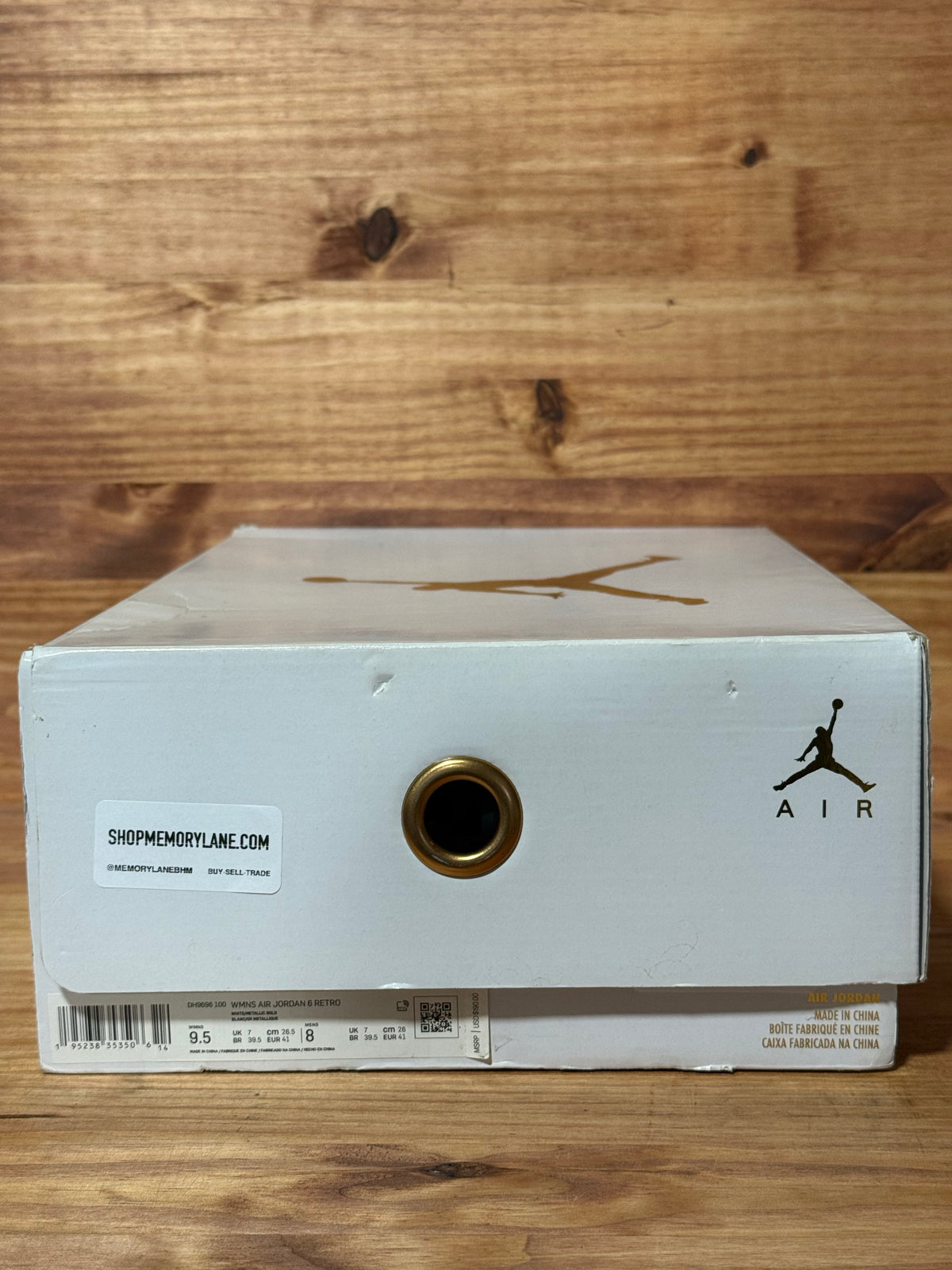 Jordan 6 Retro Gold Hoops (Women's)