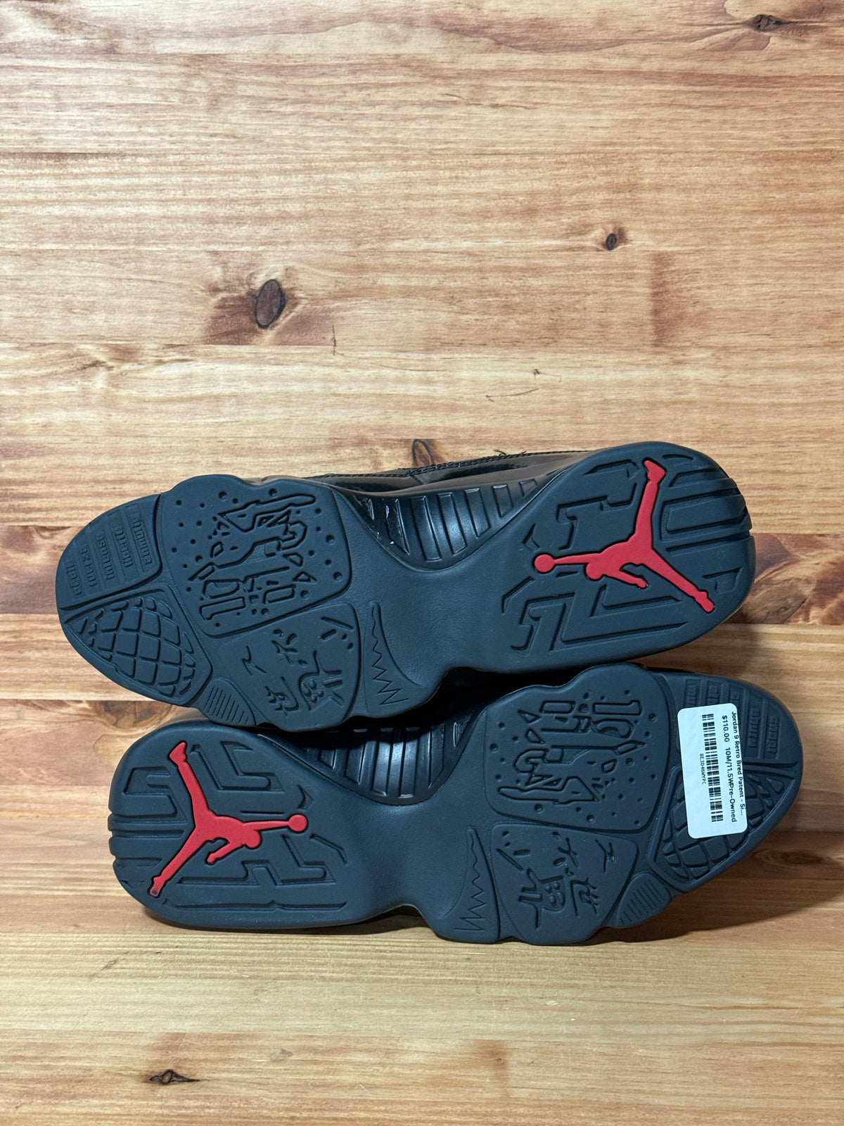 Jordan 9 Retro Bred Patent - Size 10