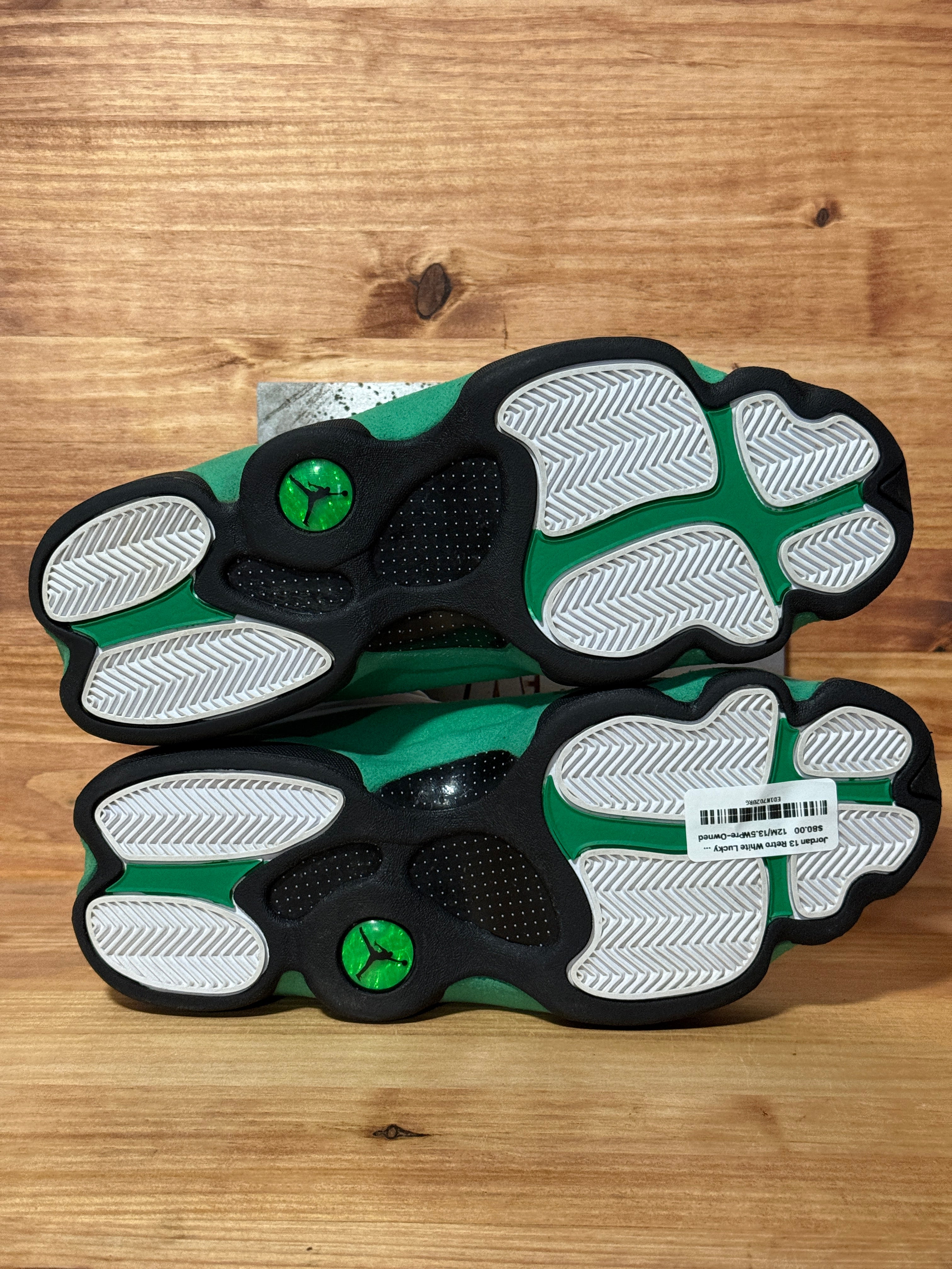Jordan 13 Retro White Lucky Green