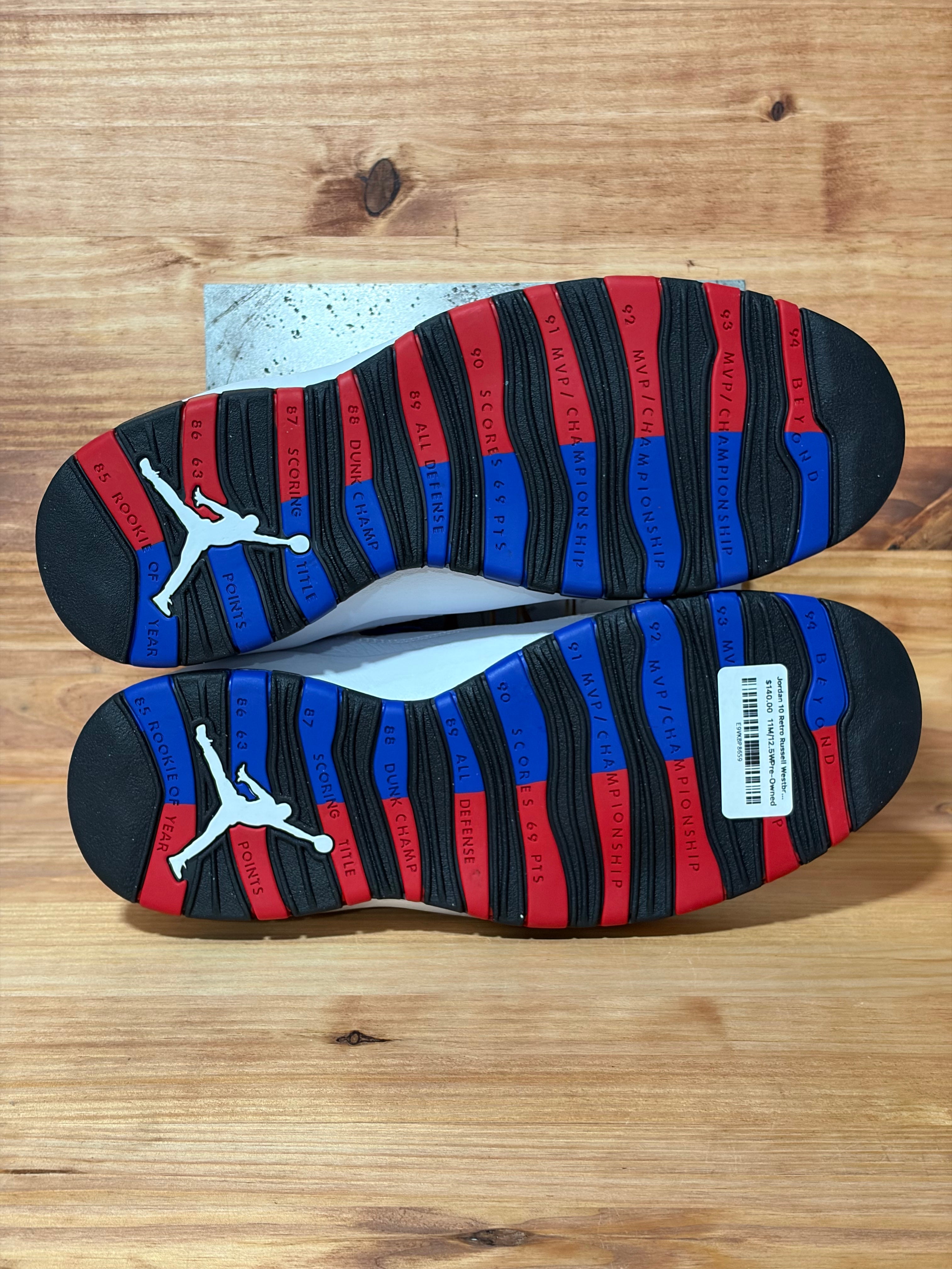 Jordan 10 Retro Russell Westbrook Class of 2006