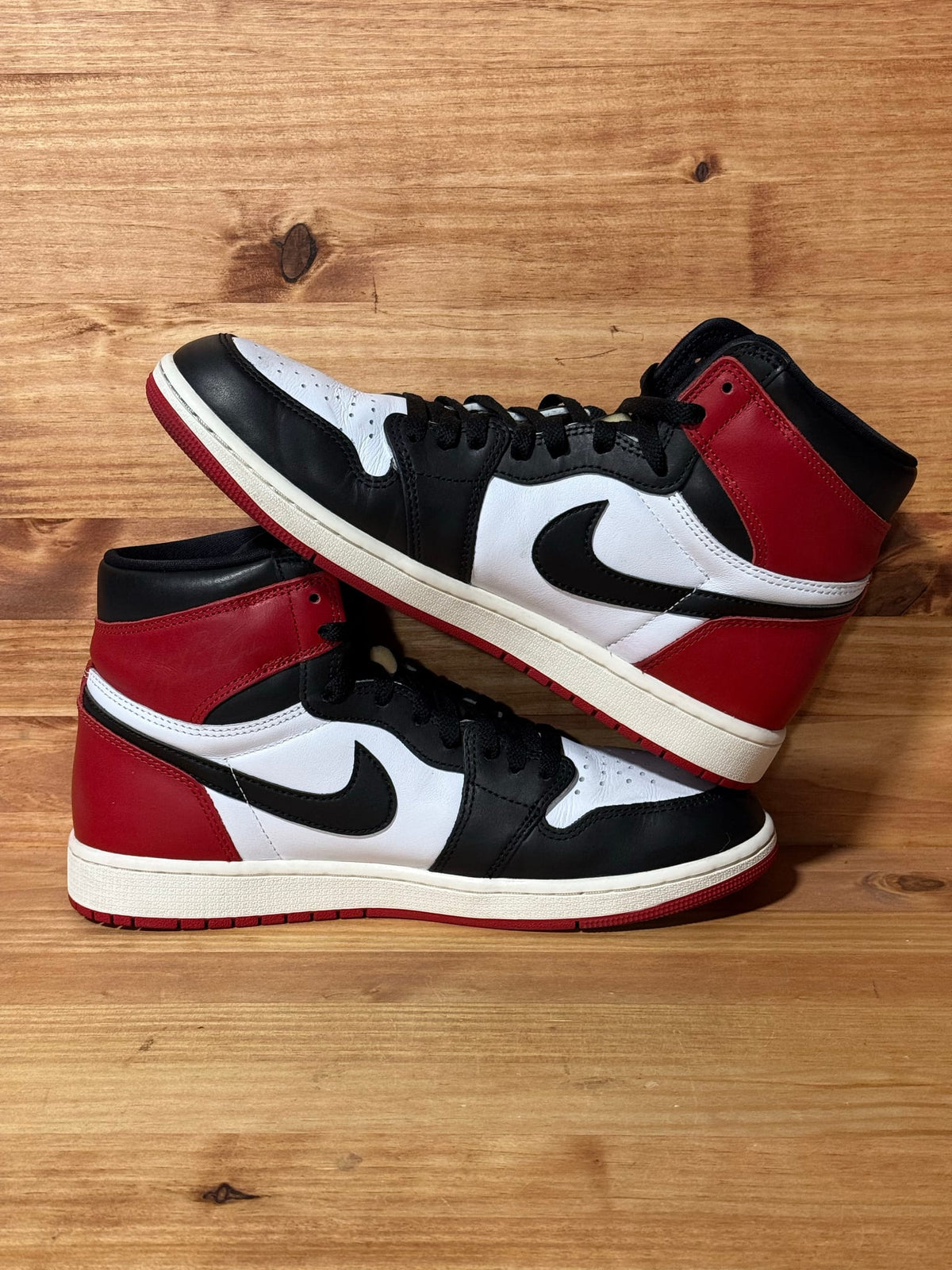 Jordan 1 Retro High OG Black Toe Reimagined - Size 10.5