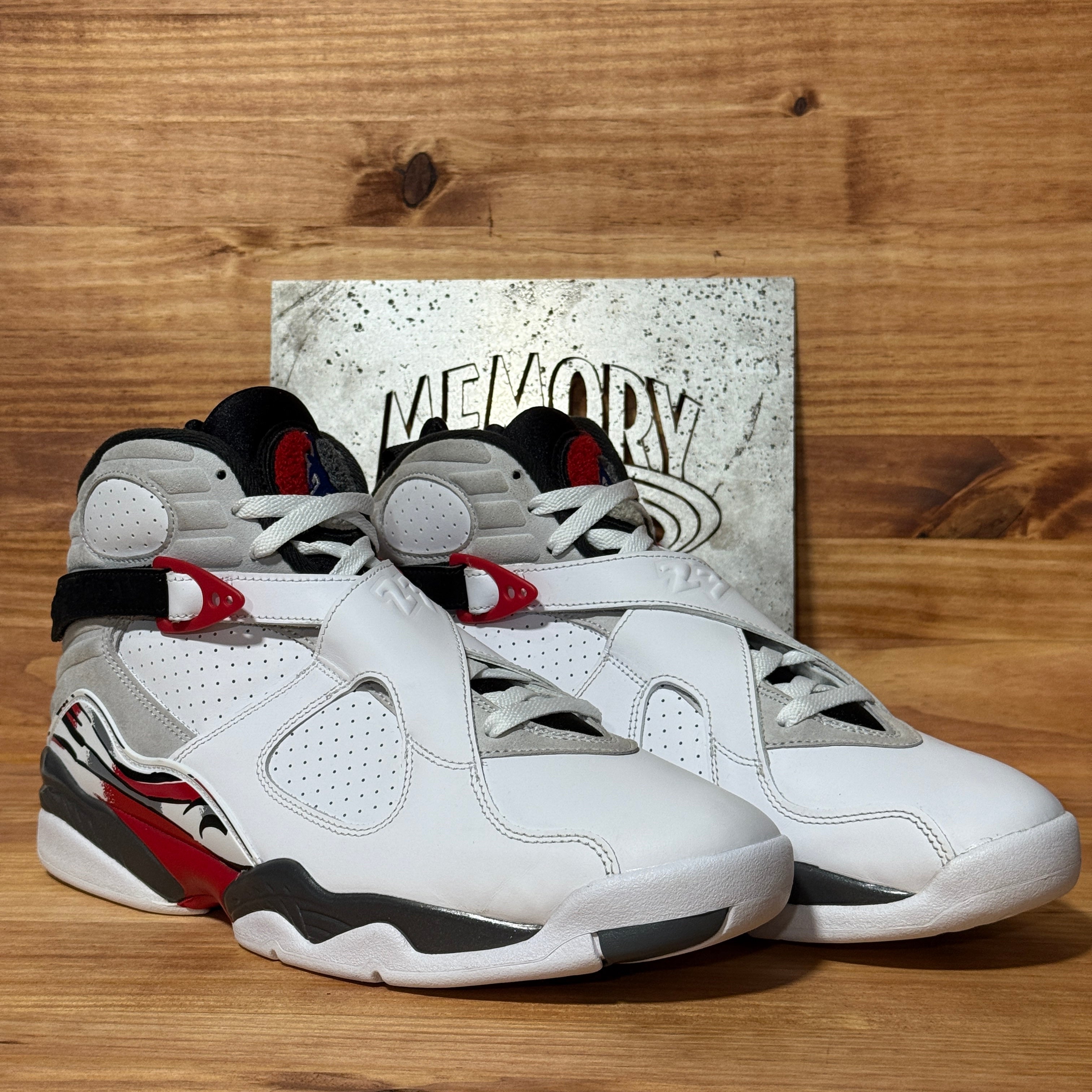 Jordan 8 Retro White True Red (2025)