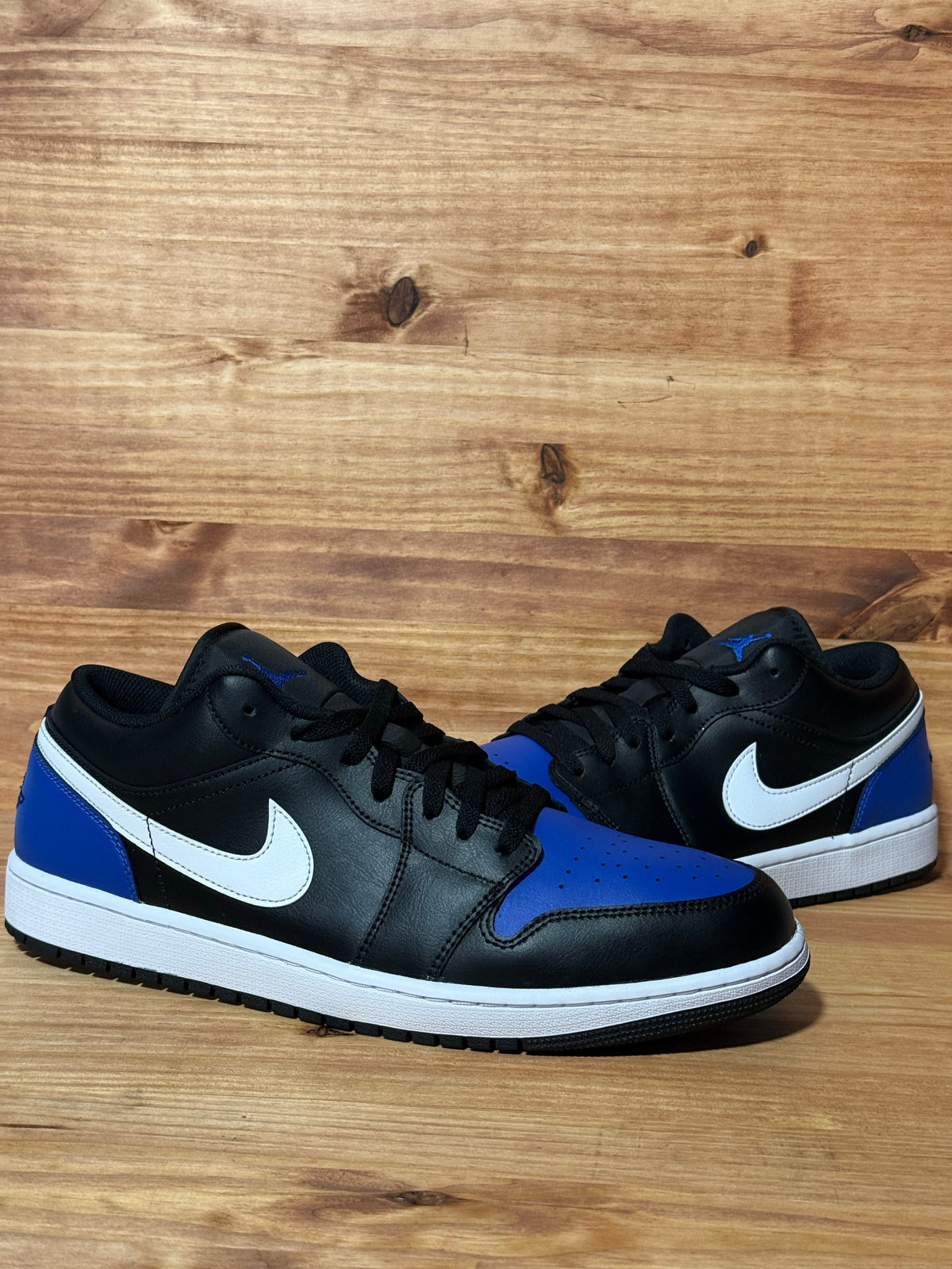Jordan 1 Low Black Royal Toe