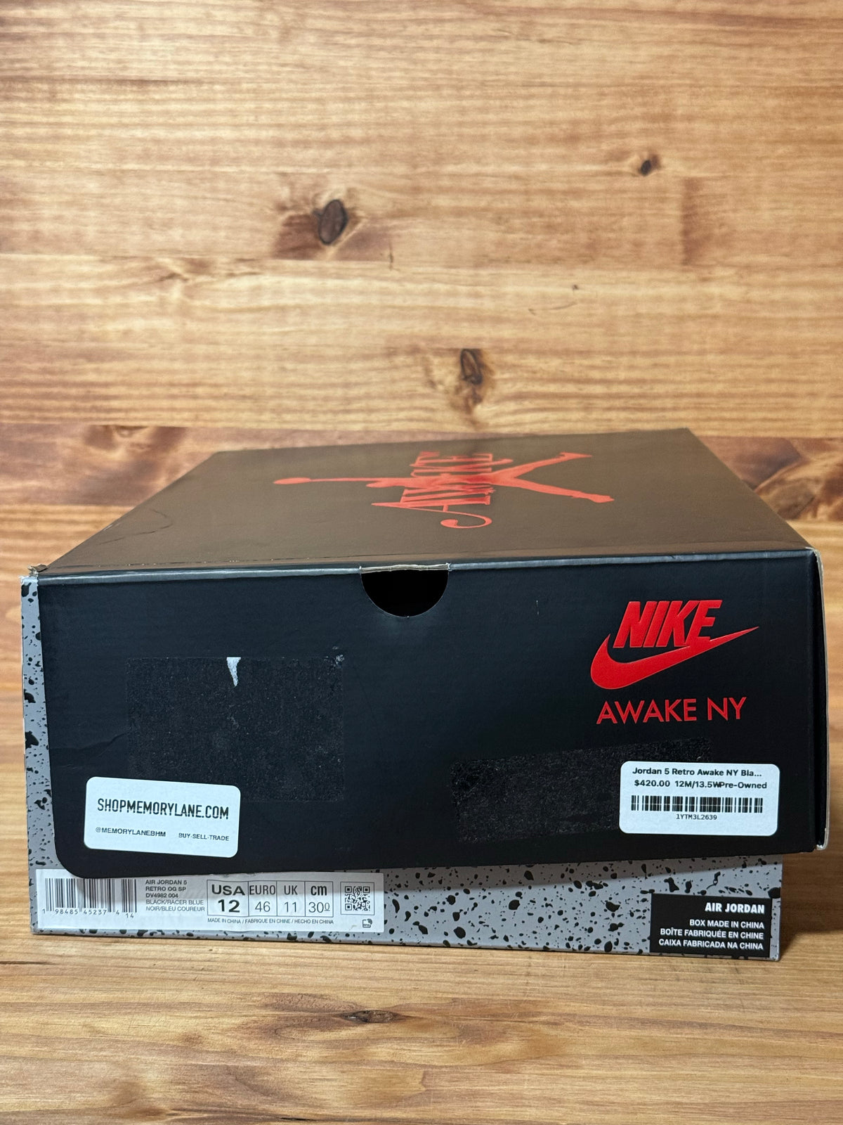 Jordan 5 Retro Awake NY Black