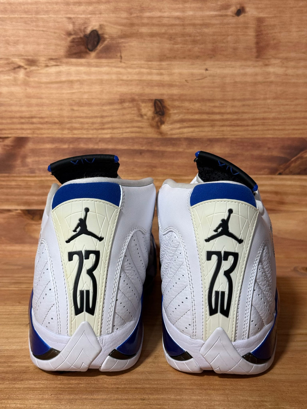 Jordan 14 Retro White Hyper Royal - Size 13