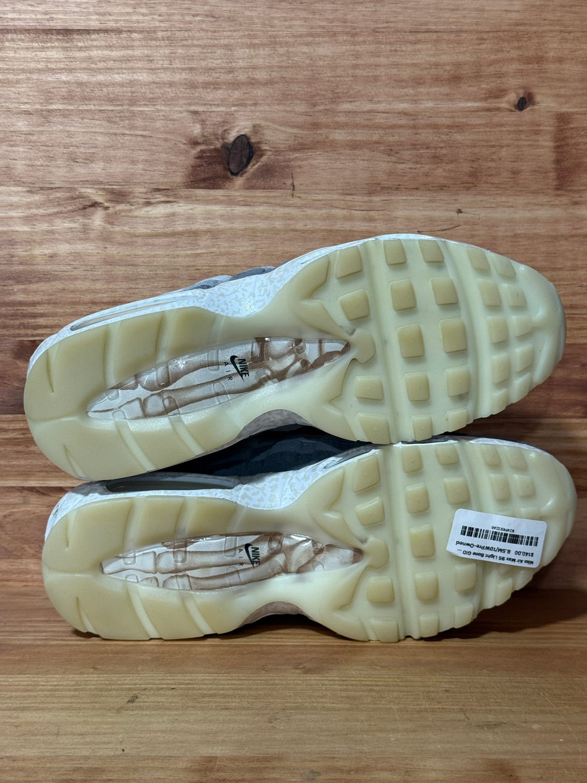 Nike Air Max 95 Light Bone GID - Size 8.5