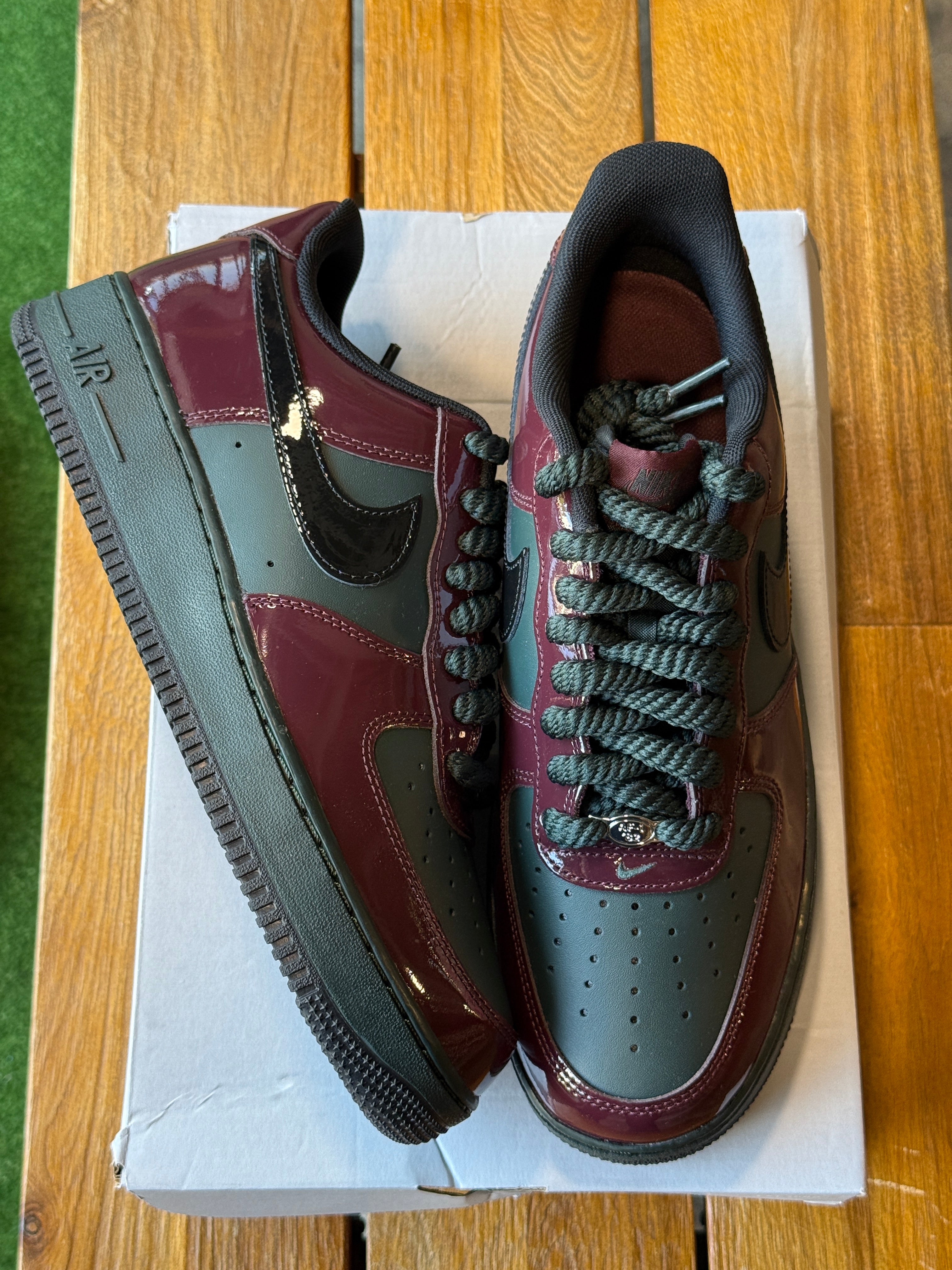 Nike Air Force 1 Low '07 LV8 Patent Leather Beef And Broccoli