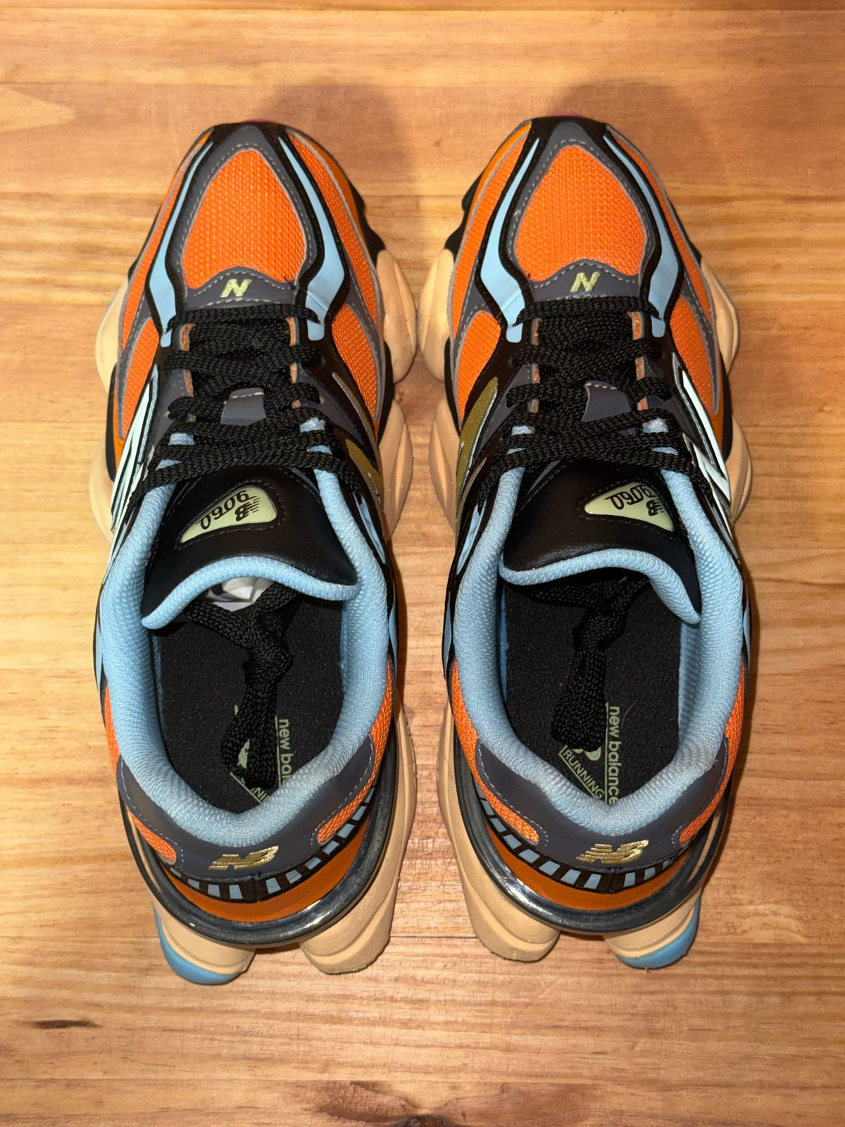 New Balance 9060 Sun Glow Team Sky Blue - Size 8
