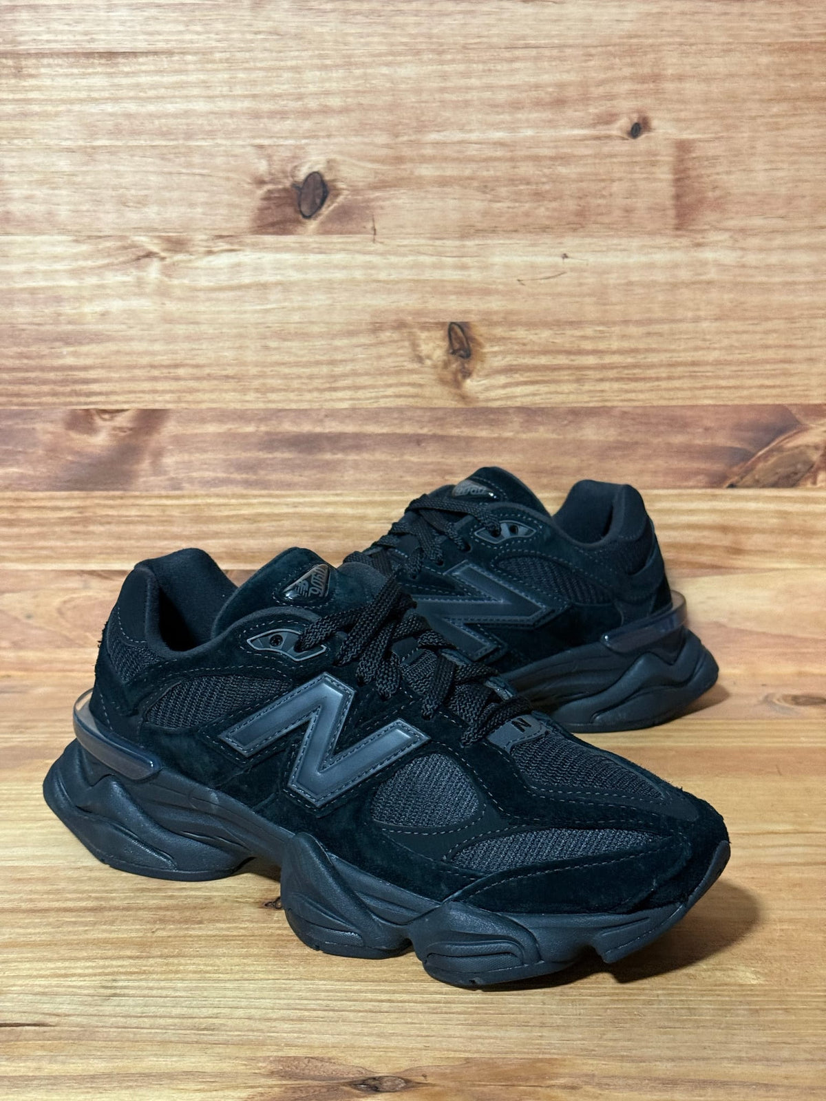New Balance 9060 Triple Black - Size 8