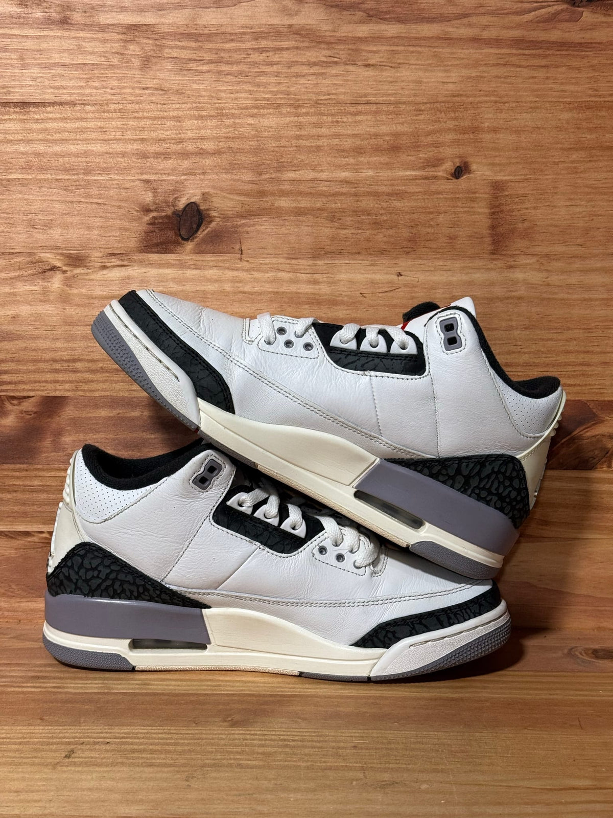Jordan 3 Retro Cement Grey - Size 9