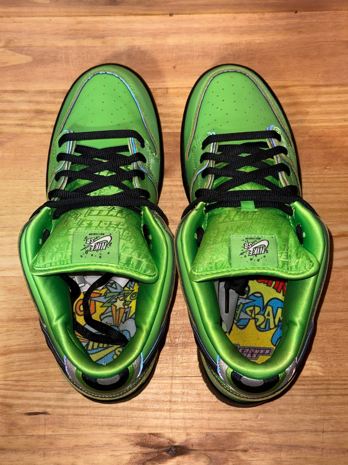 Nike SB Dunk Low The Powerpuff Girls Buttercup - Size 11.5