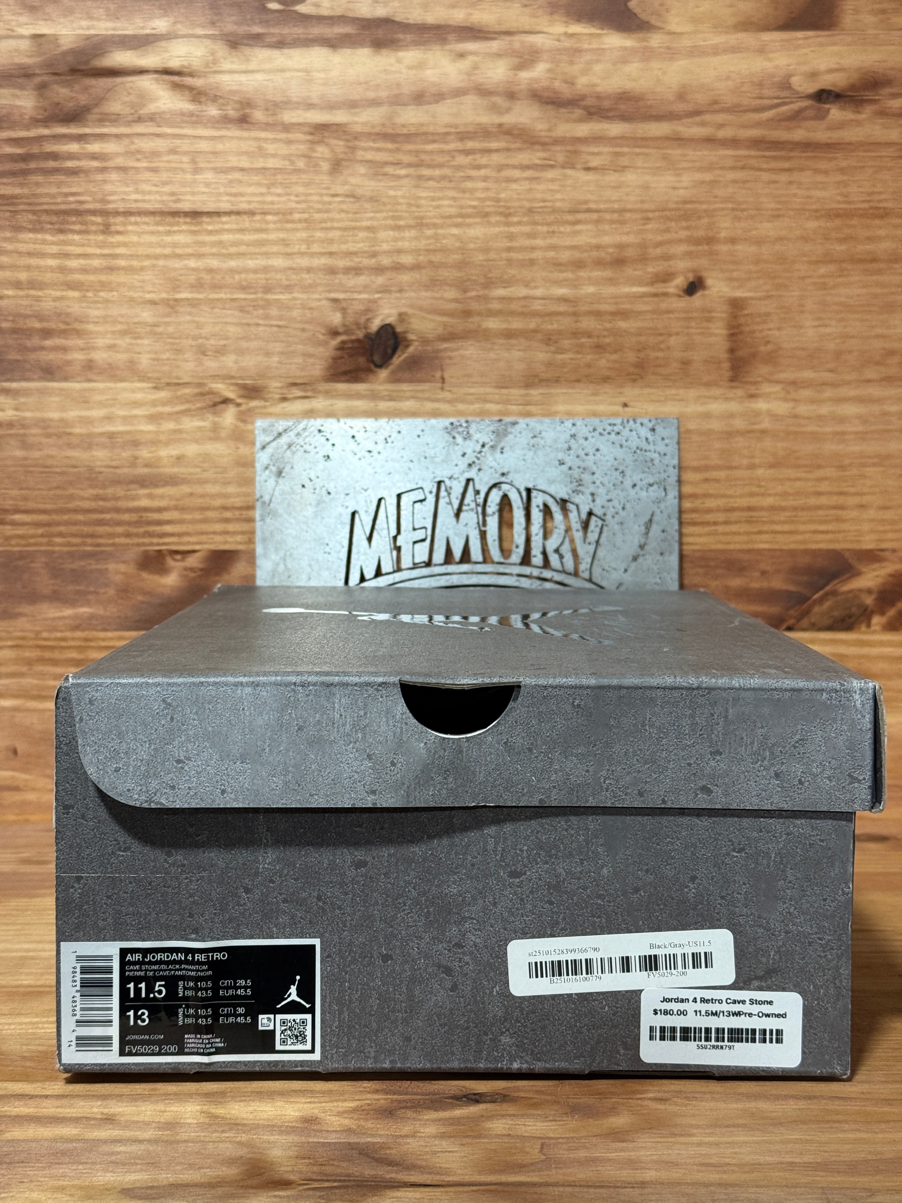 Jordan 4 Retro Cave Stone