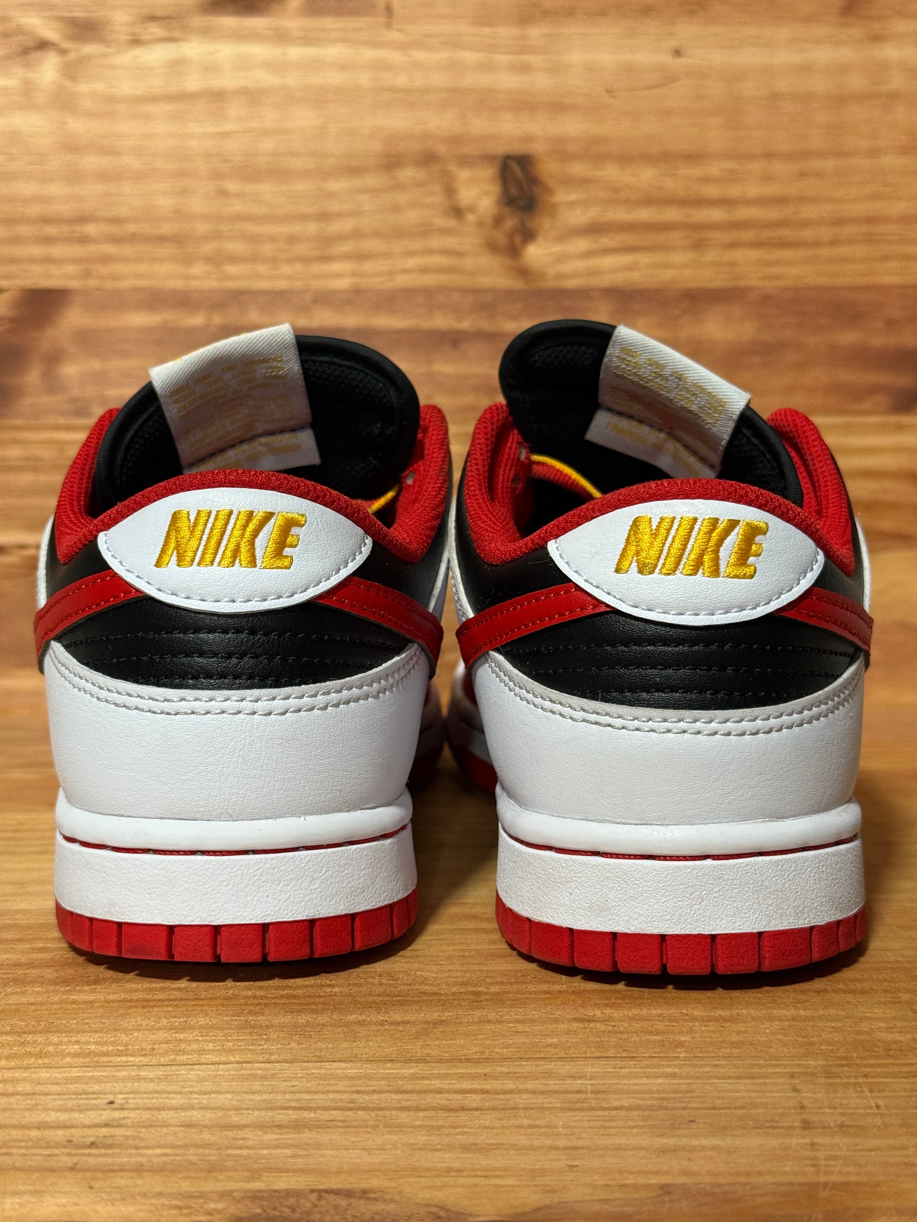 Nike Dunk Low Retro Black White University Red