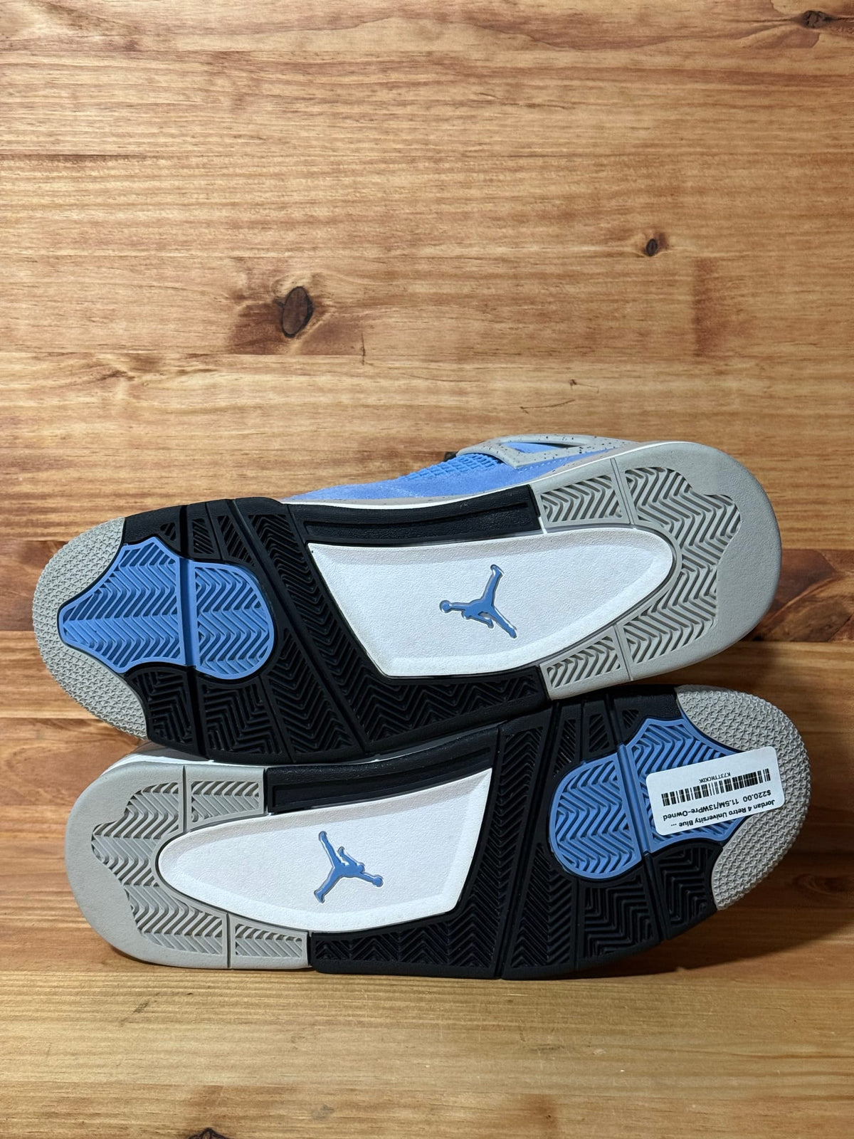 Jordan 4 Retro University Blue - Size 11.5