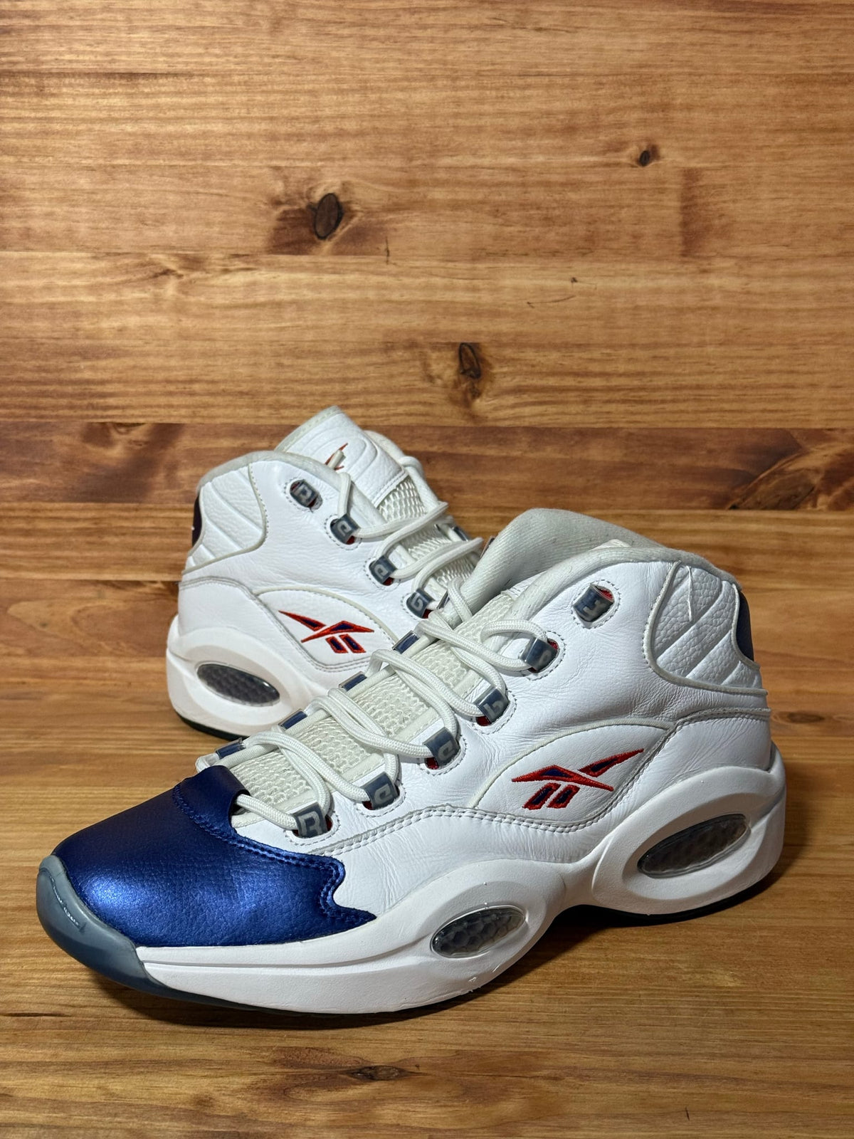 Reebok Question Mid Blue Toe (2022) - Size 12