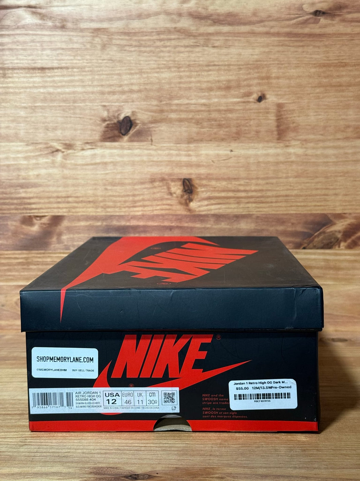 Jordan 1 Retro High OG Dark Marina Blue - Size 12
