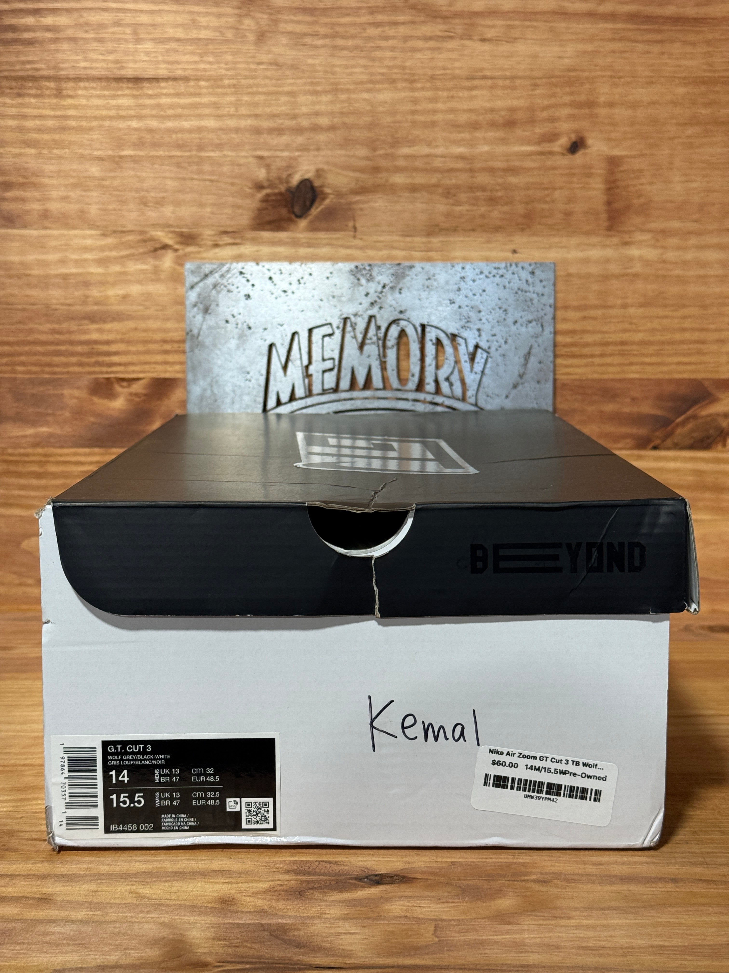 Nike Air Zoom GT Cut 3 TB Wolf Grey White