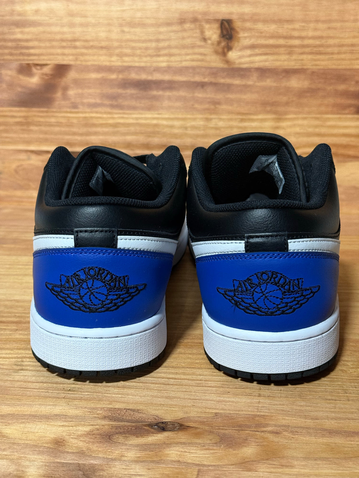 Jordan 1 Low Black Royal Toe