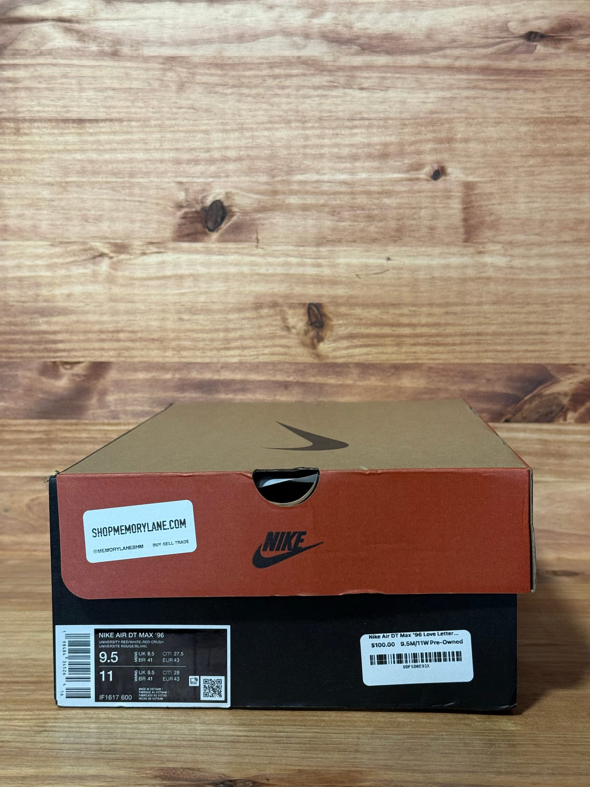 Nike Air DT Max '96 Love Letter to Connie - Size 9.5