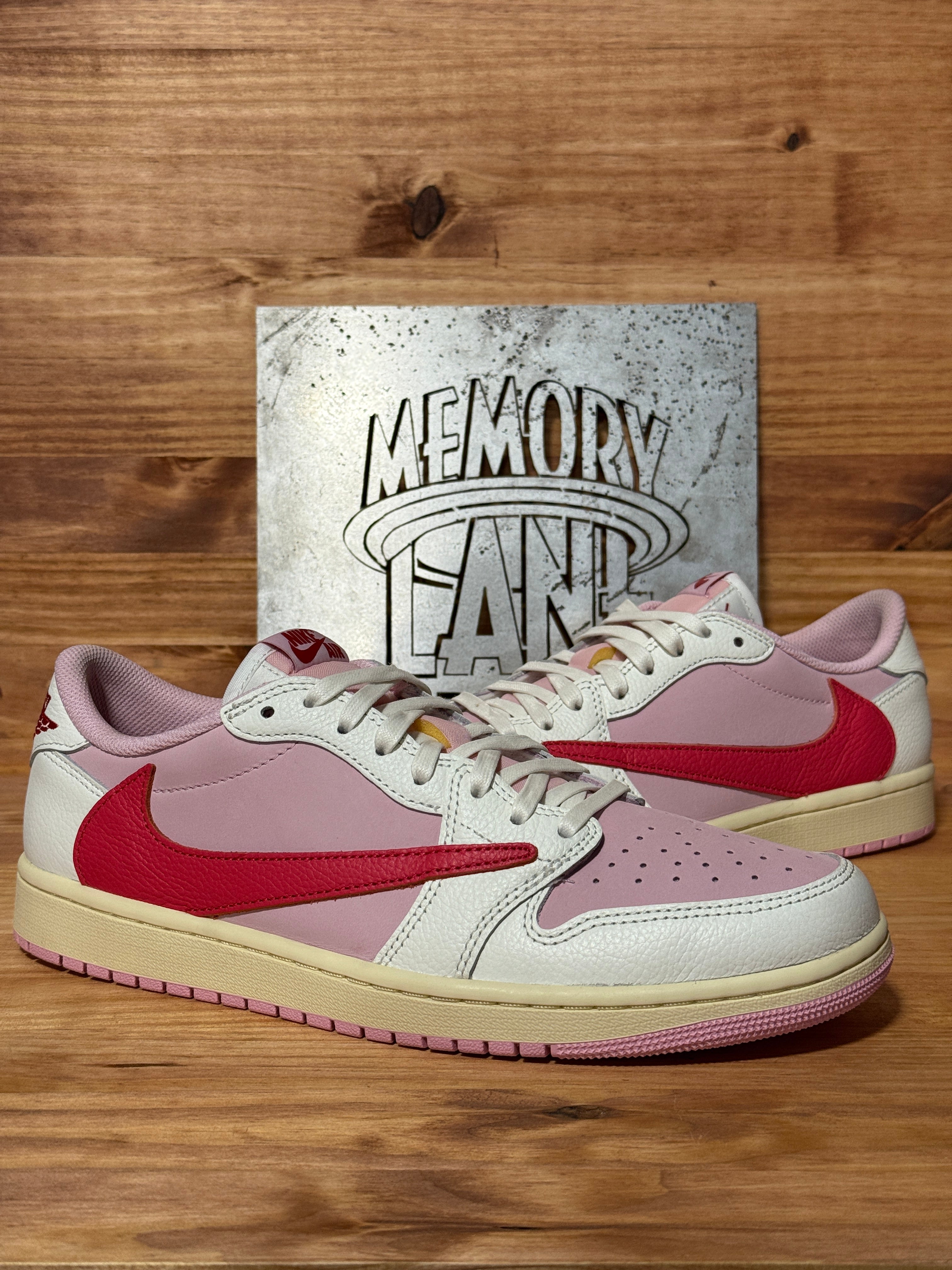 Jordan 1 Retro Low OG SP Travis Scott Sail Tropical Pink