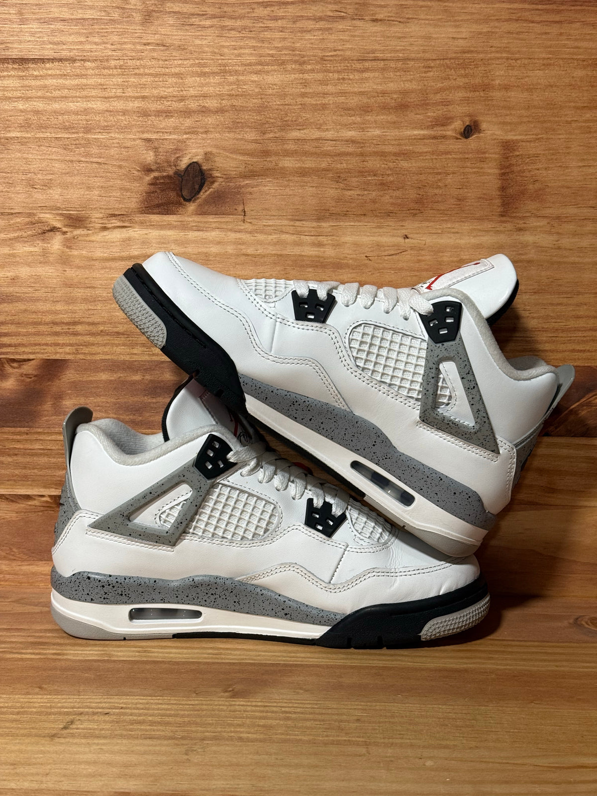 Jordan 4 Retro White Cement (2025) (GS) - Size 6.5Y