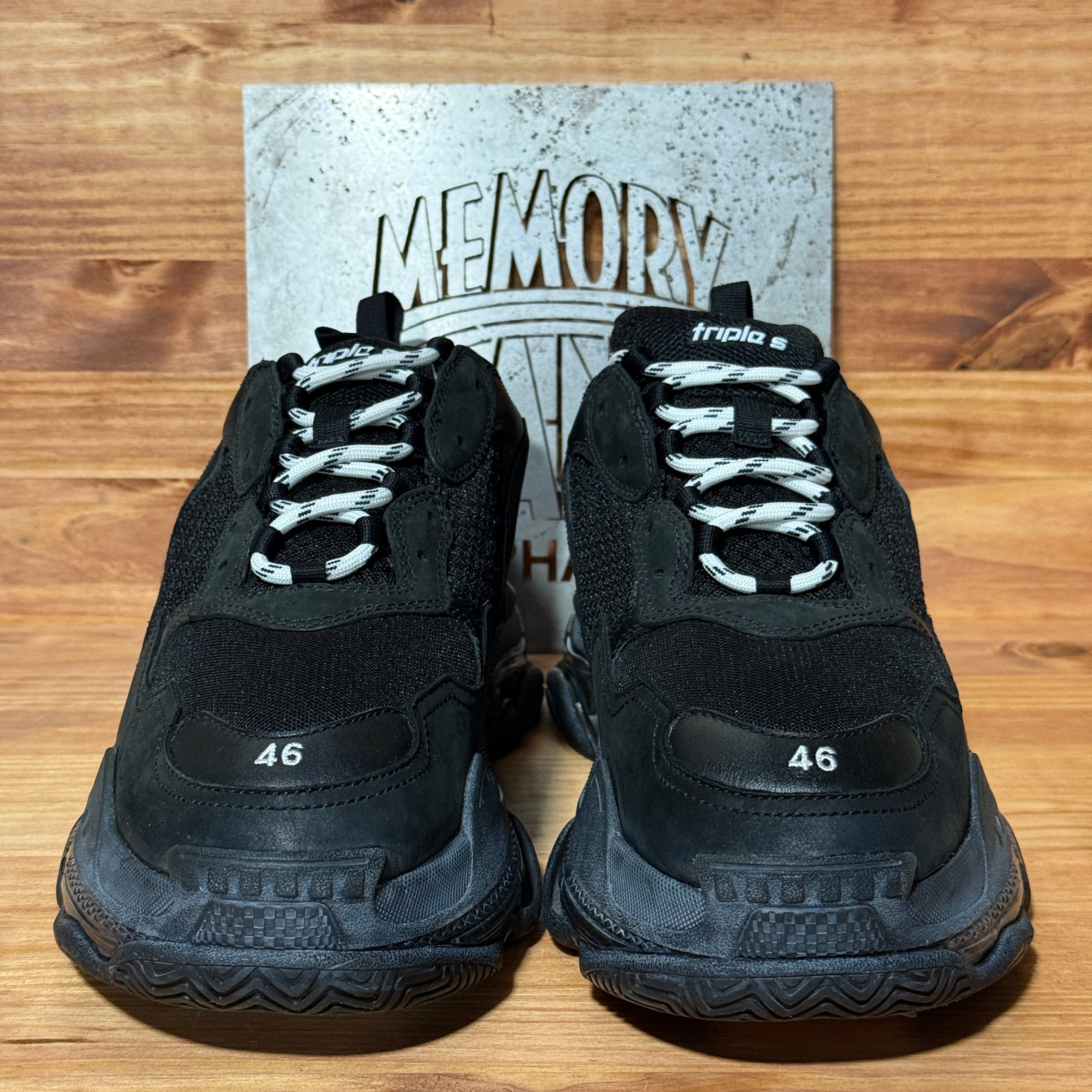 Balenciaga Triple S Clear Sole Black