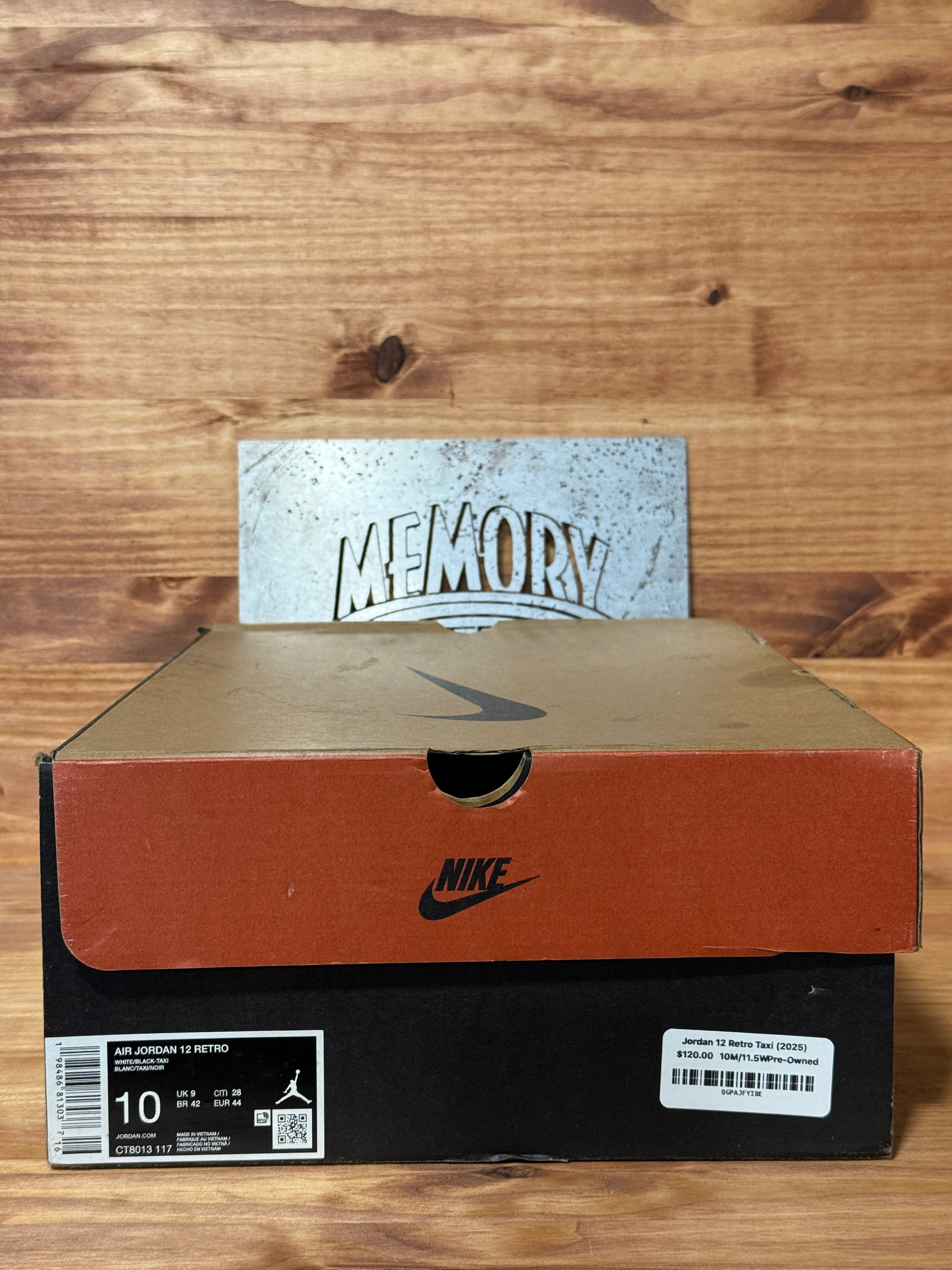 Jordan 12 Retro Taxi (2025)