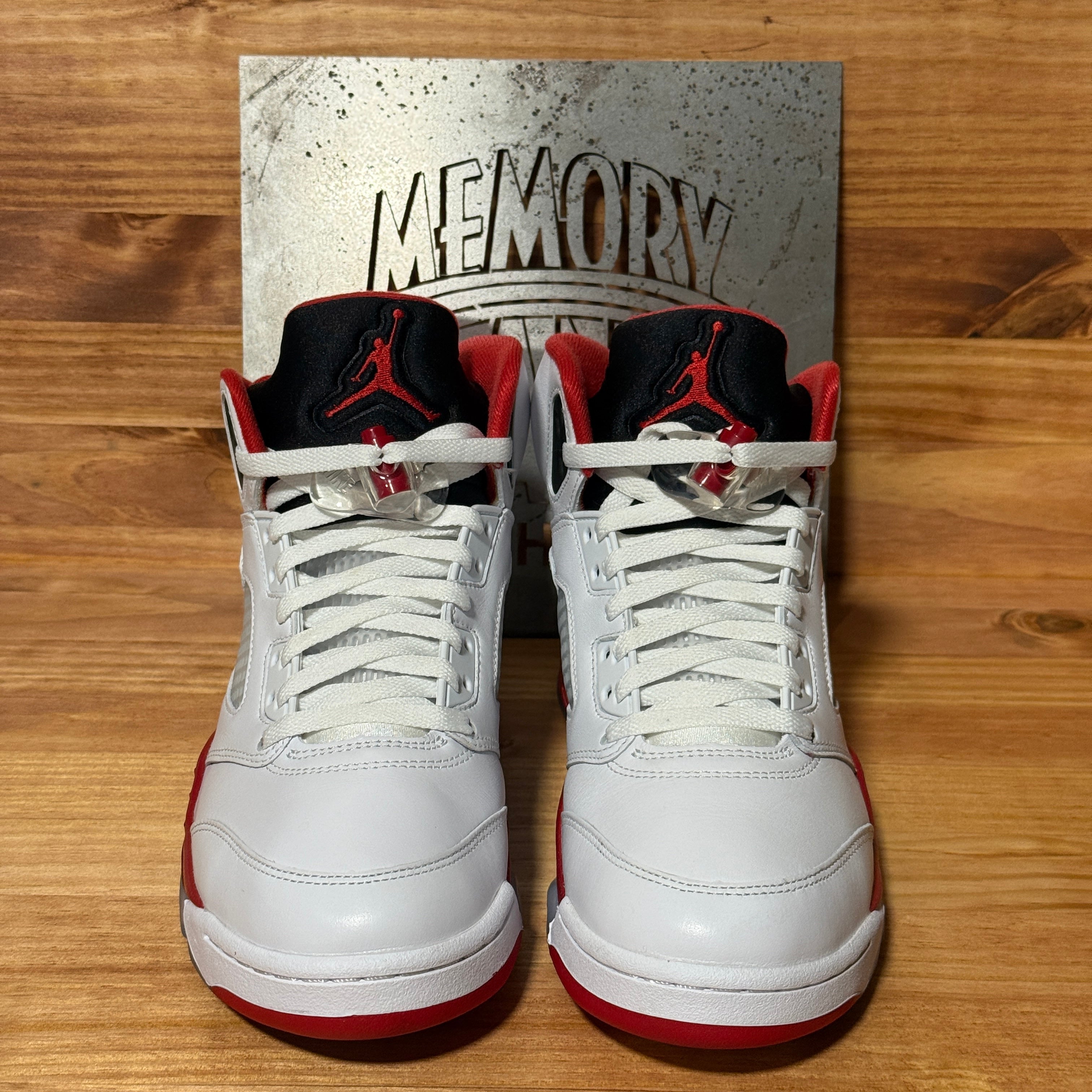Jordan 5 Retro Fire Red Black Tongue (2025)