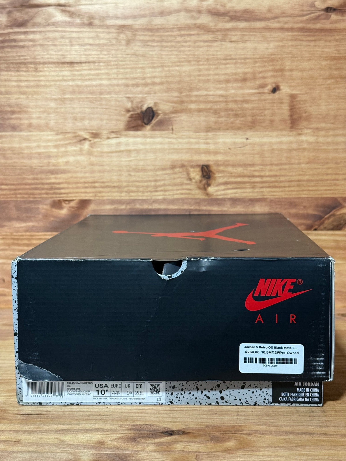 Jordan 5 Retro OG Black Metallic Reimagined