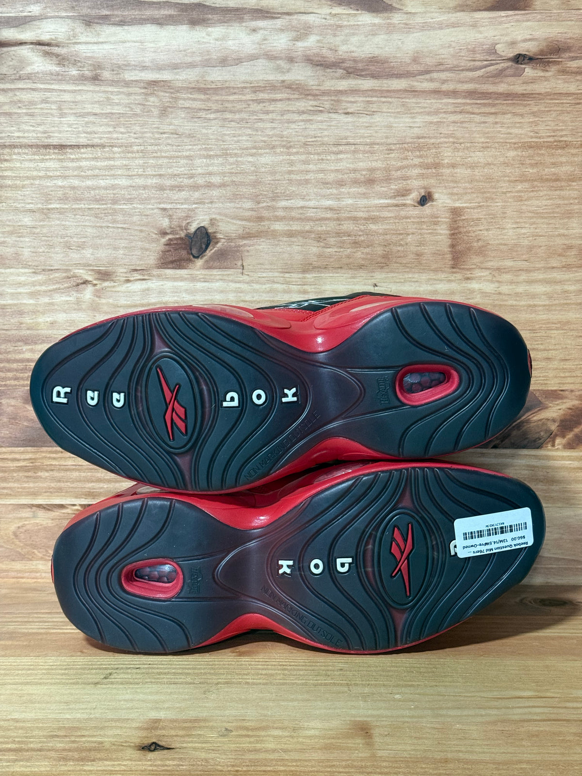 Reebok Question Mid 76ers Bred