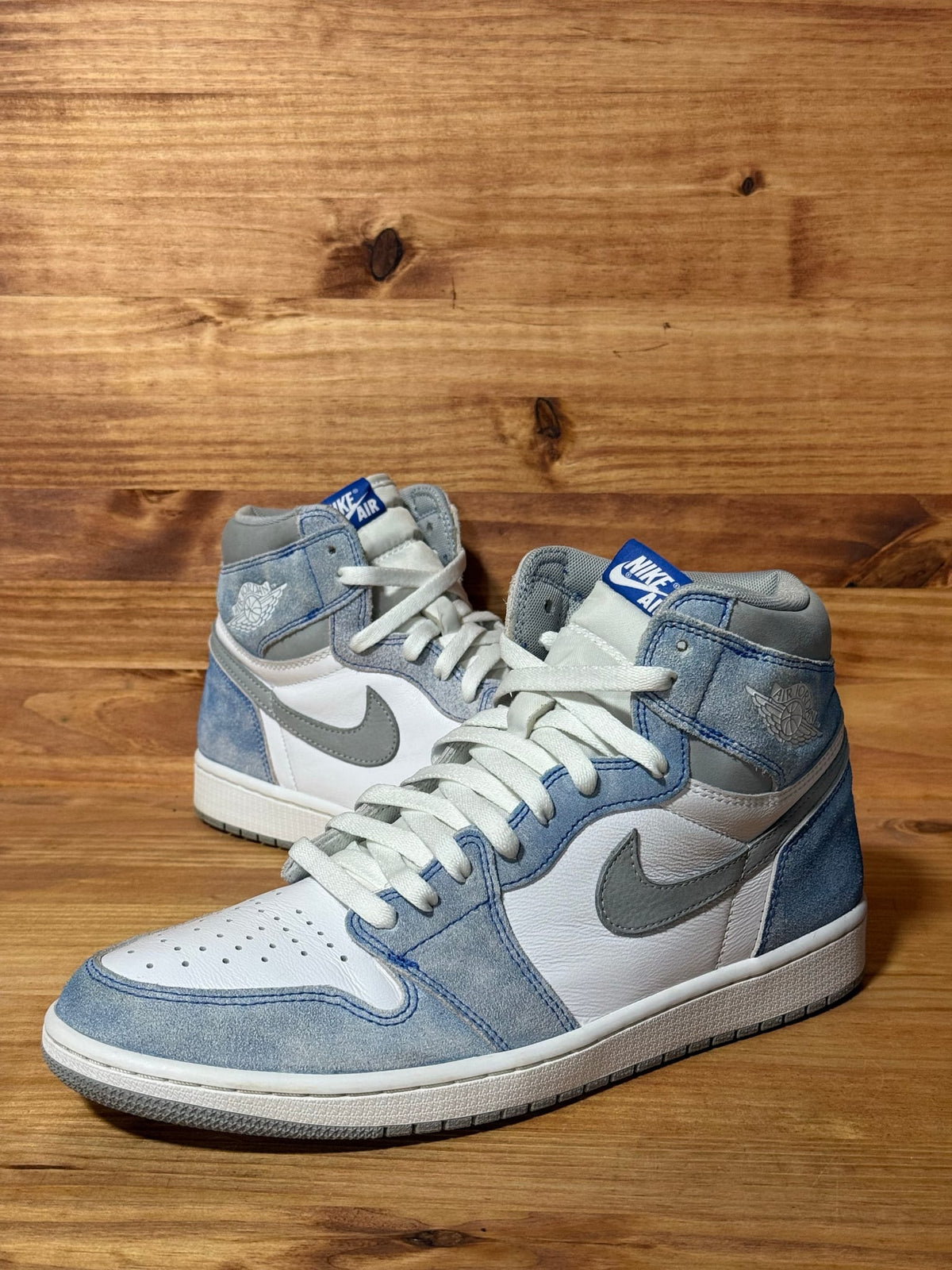 Jordan 1 Retro High Hyper Royal Smoke Grey - Size 12