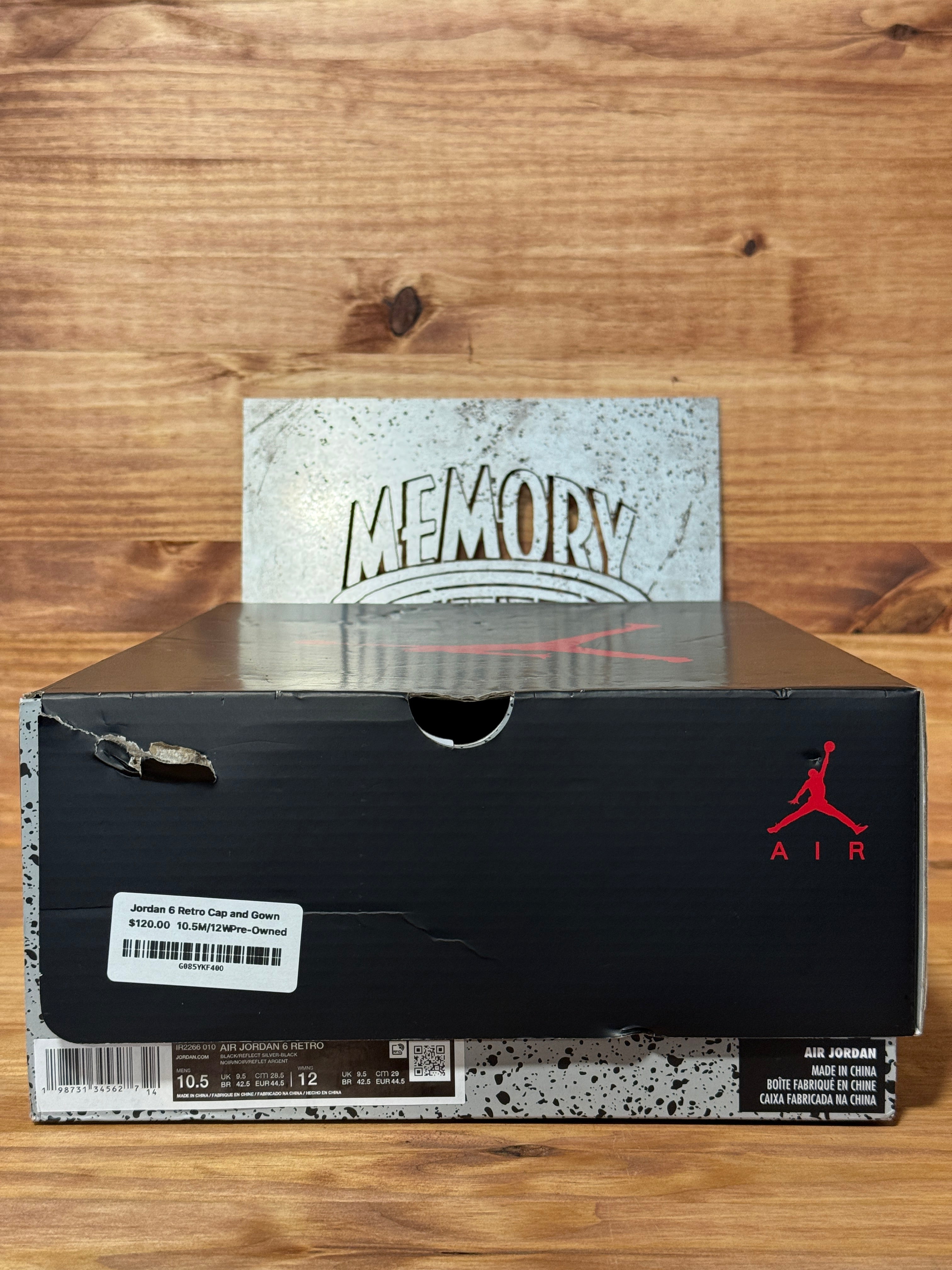 Jordan 6 Retro Cap and Gown