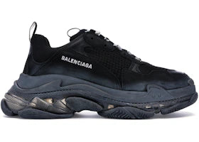 Balenciaga Triple S Clear Sole Black