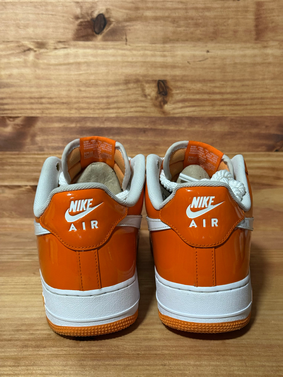Nike Air Force 1 Low '07 Orange White Patent