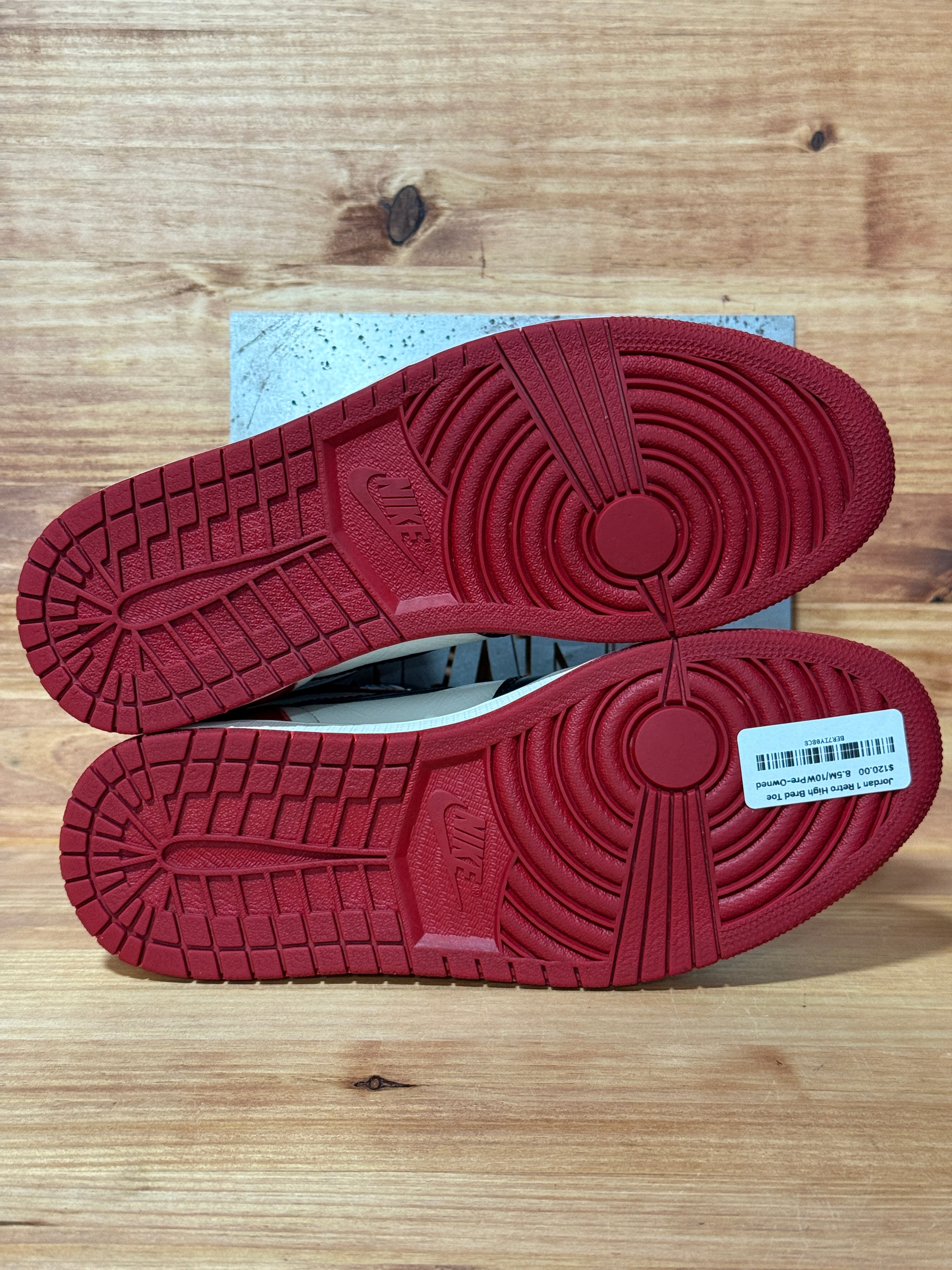 Jordan 1 Retro High Bred Toe