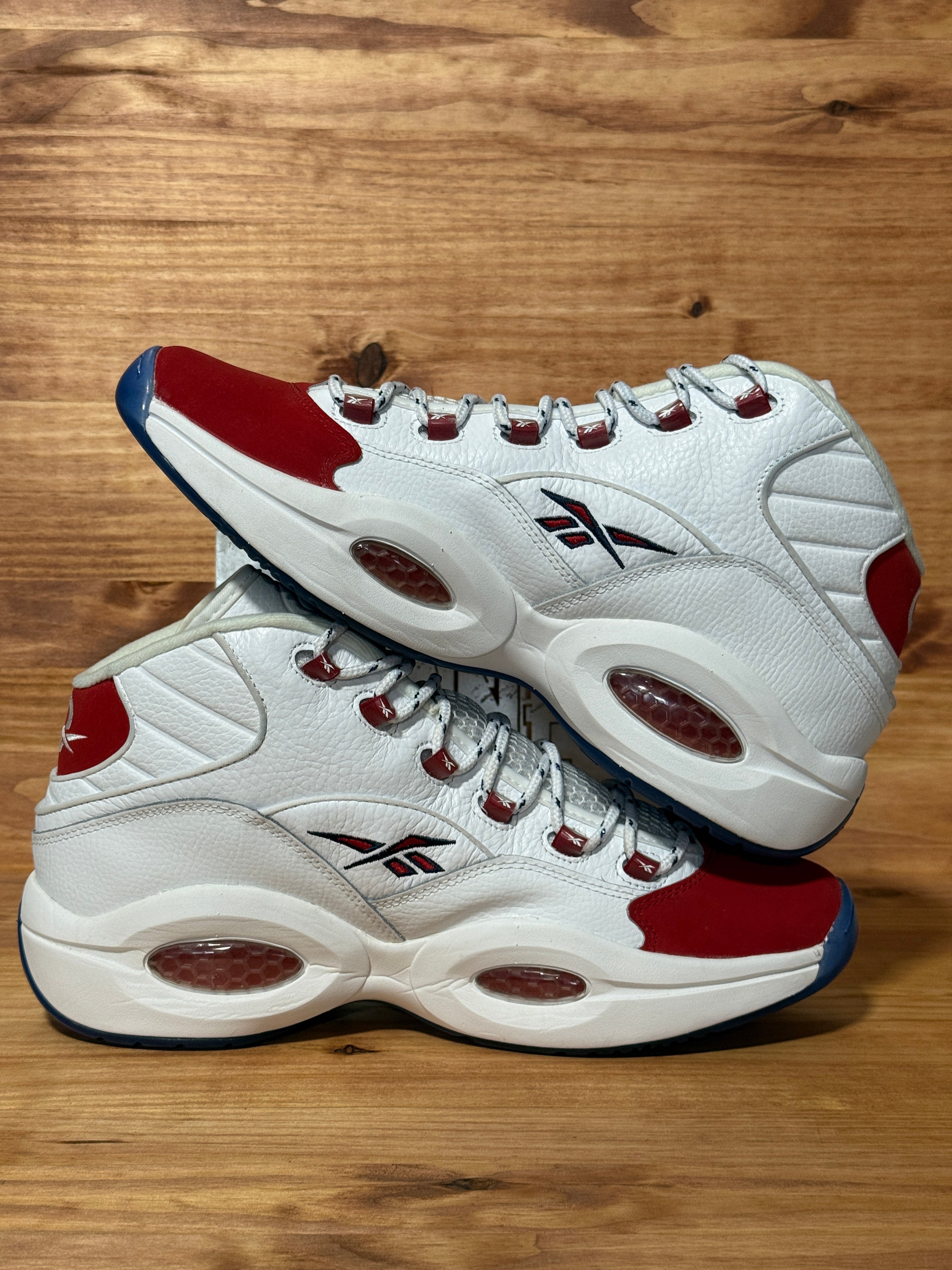 Reebok Question Mid Red Toe 25th Anniversary