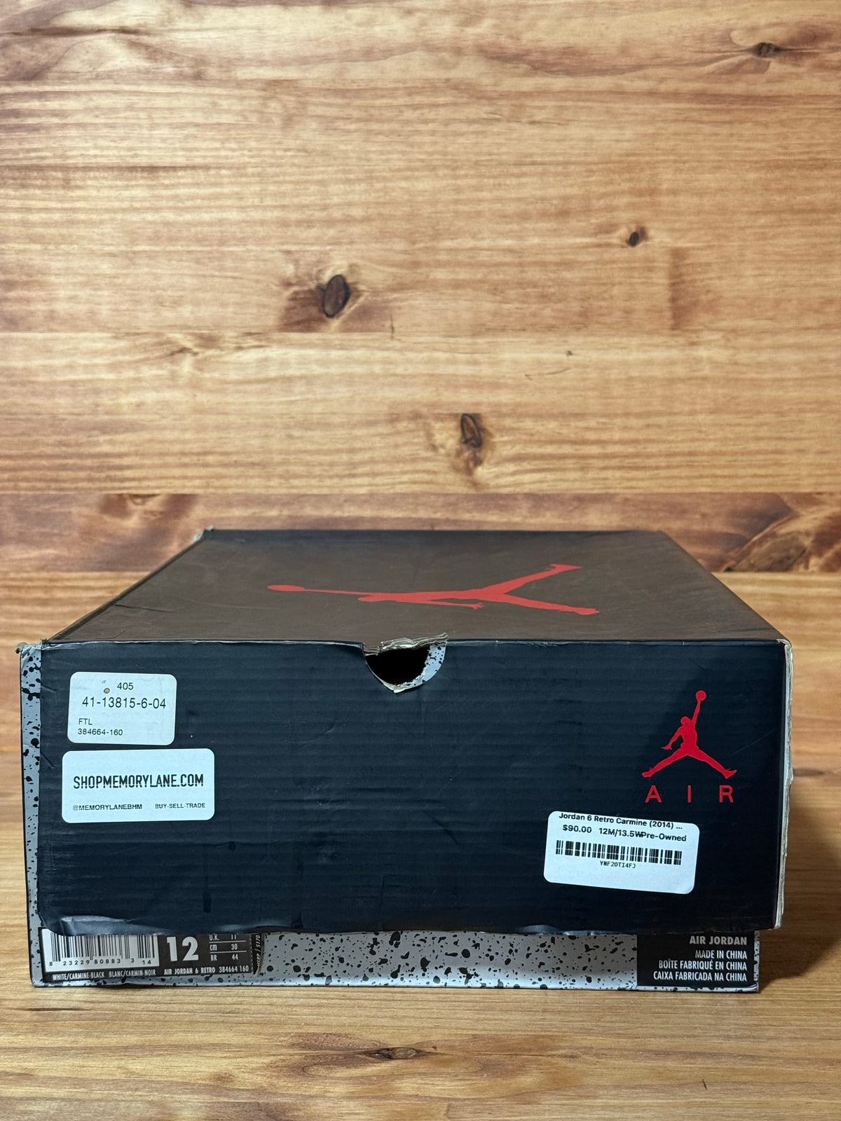 Jordan 6 Retro Carmine (2014) - Size 12