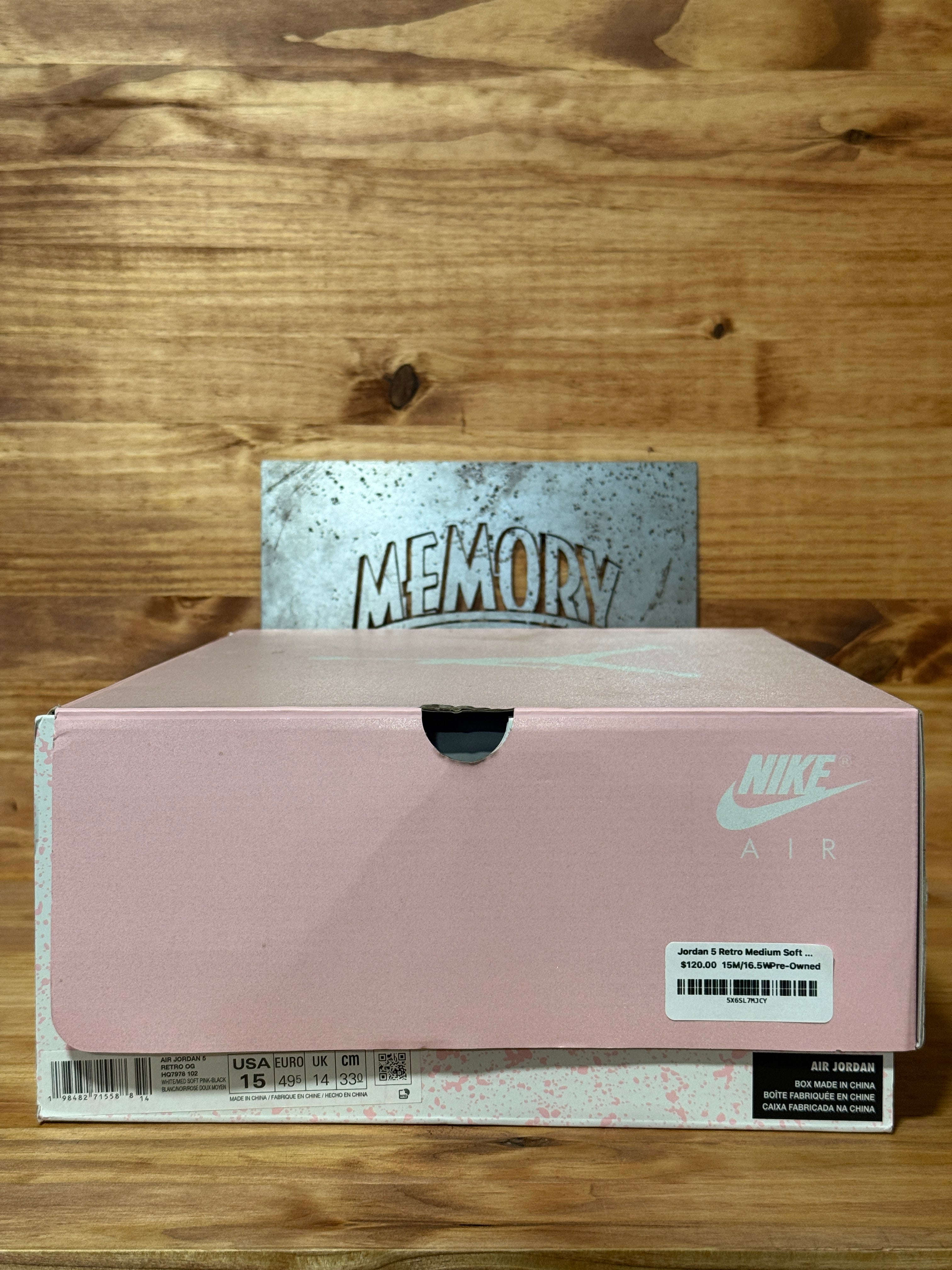 Jordan 5 Retro Medium Soft Pink