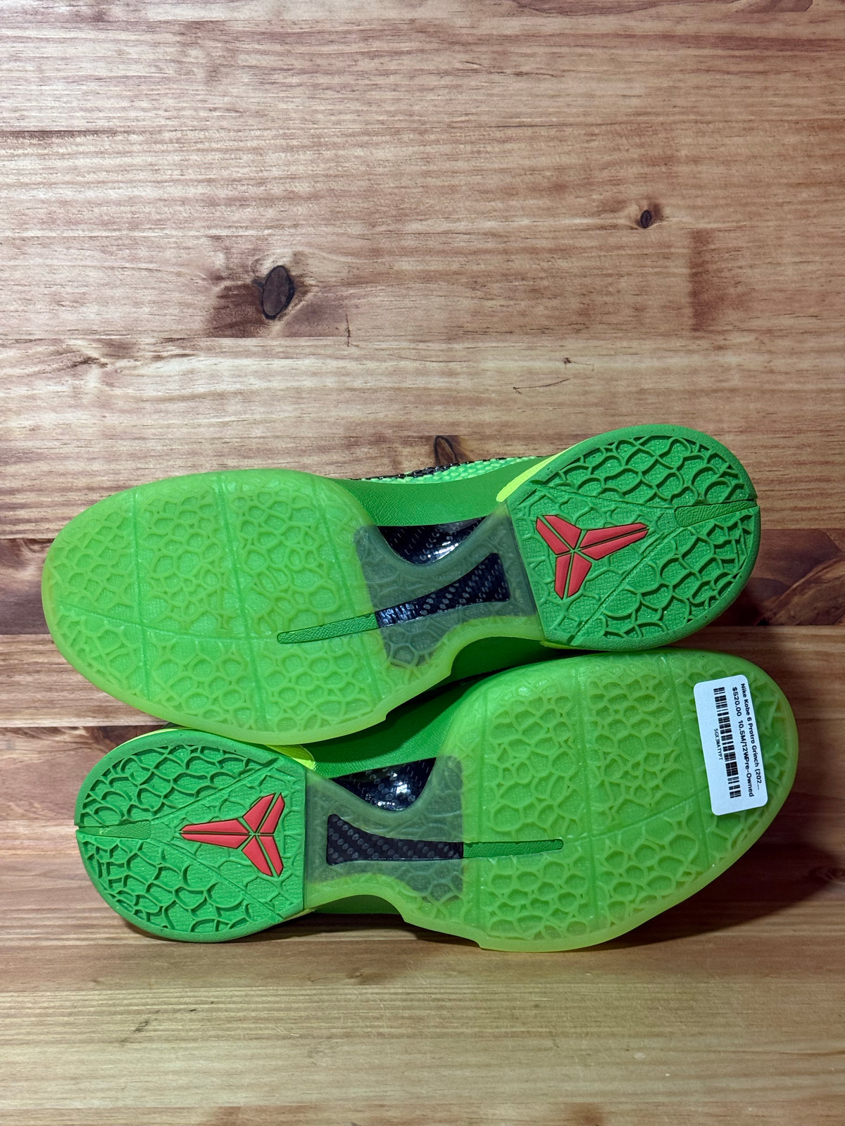 Nike Kobe 6 Protro Grinch (2020) - Size 10.5