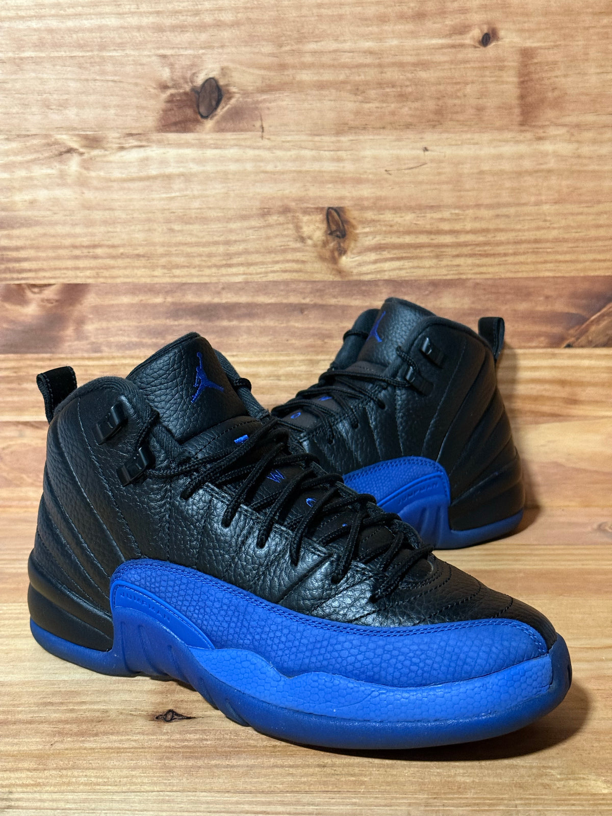 Jordan 12 Retro Black Game Royal (GS)