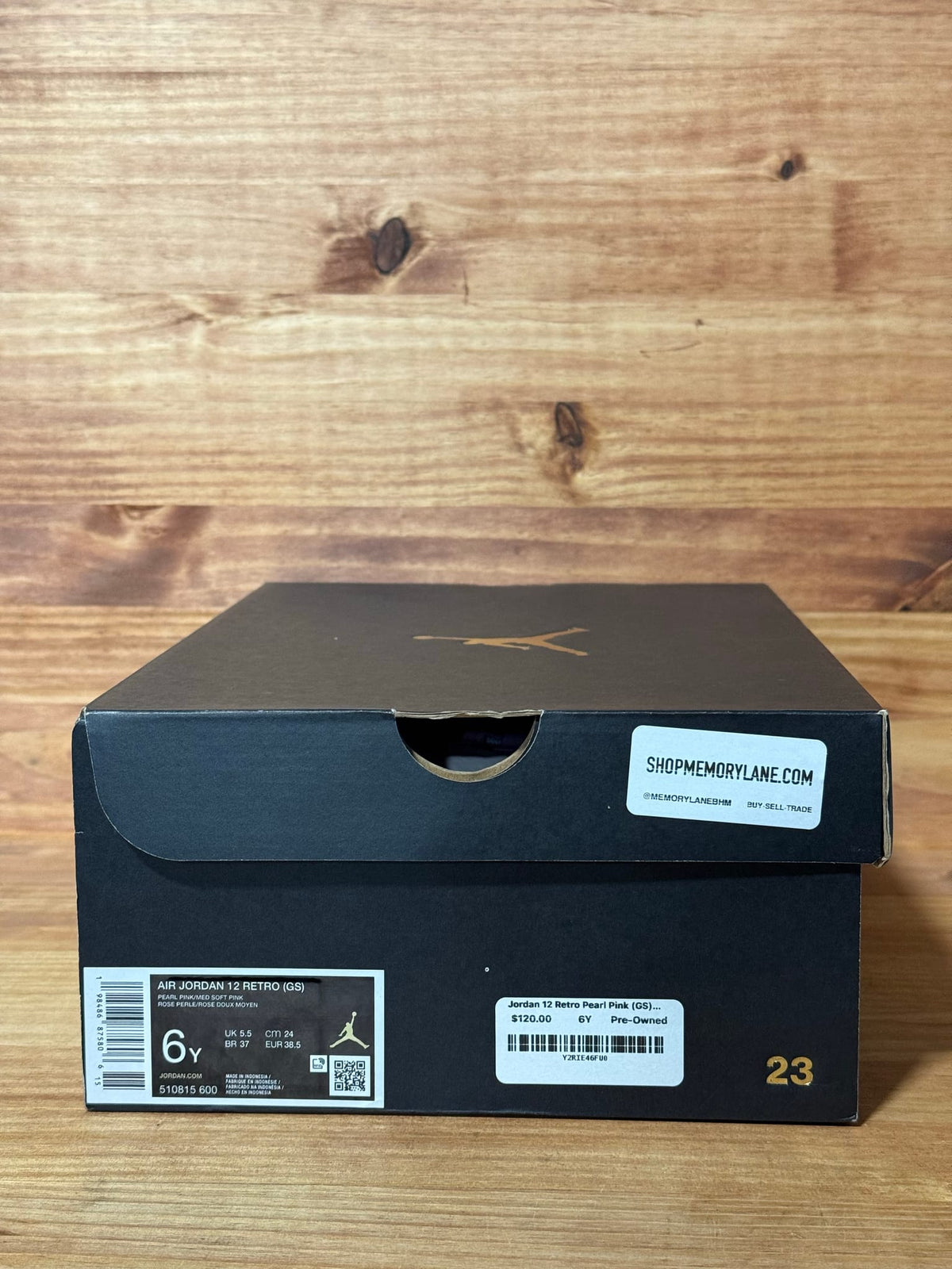 Jordan 12 Retro Pearl Pink (GS) - Size 6Y