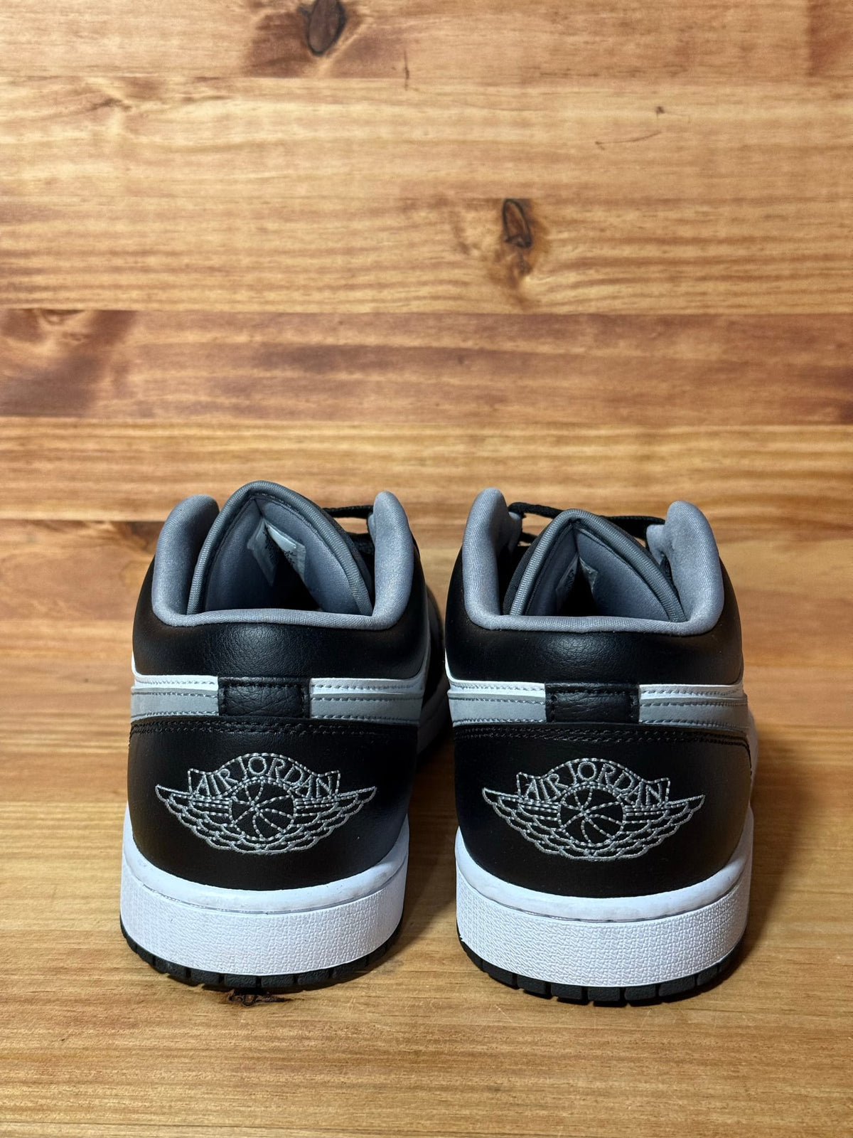 Jordan 1 Low Black White Grey - Size 11
